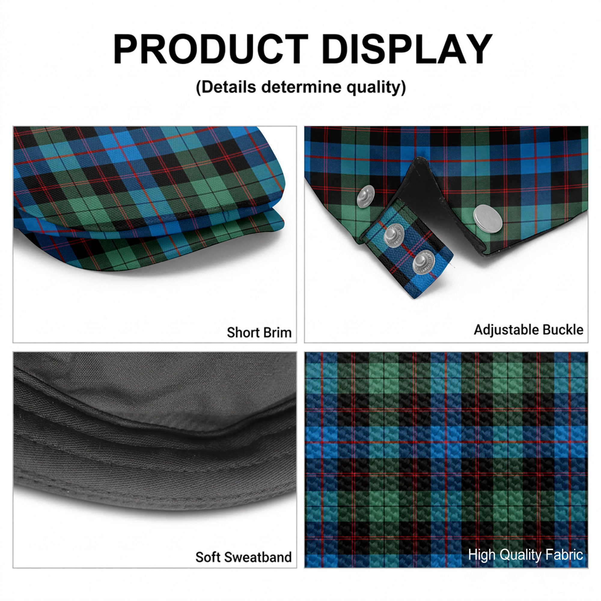 Guthrie Ancient Tartan Flat Caps