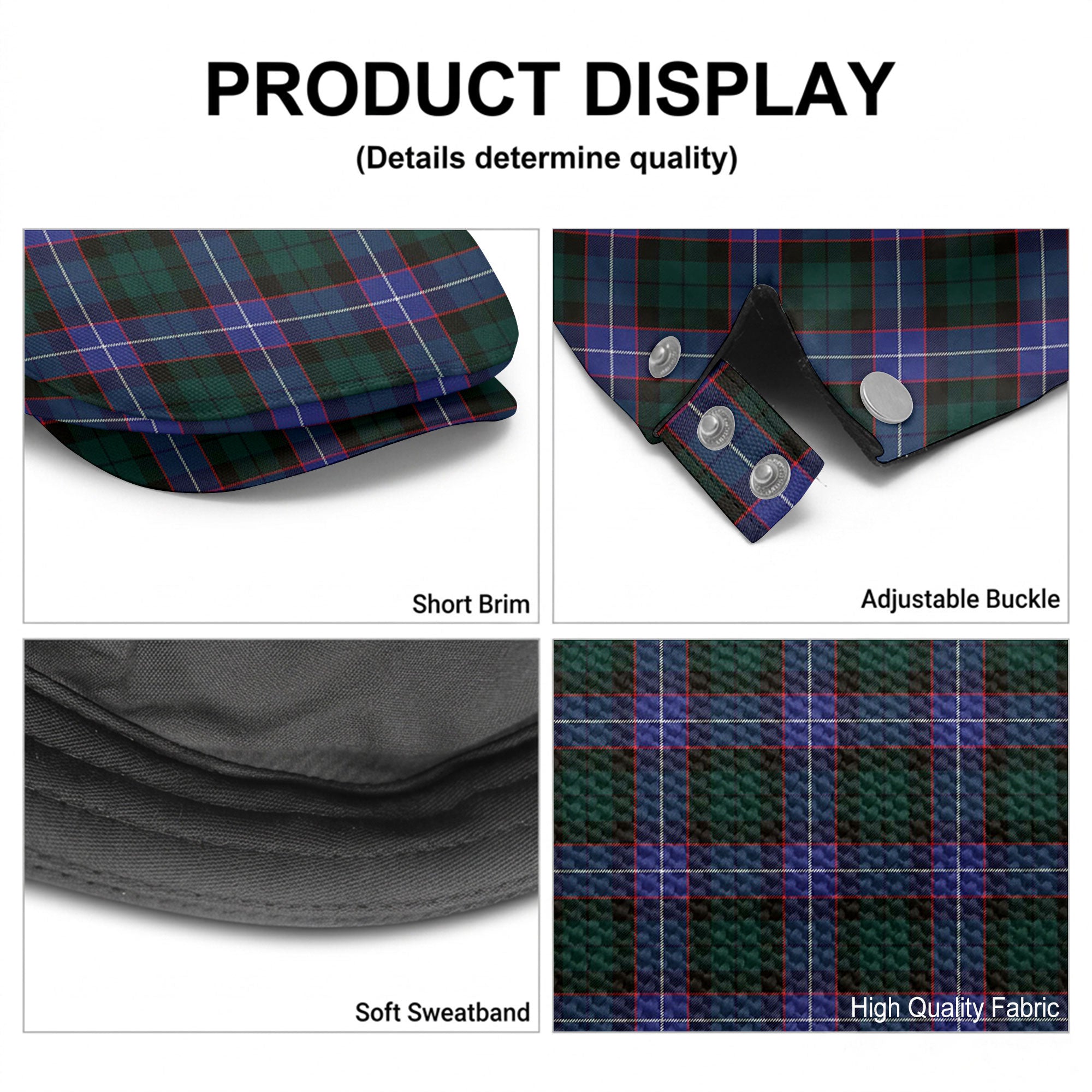 Guthrie Modern Tartan Flat Caps