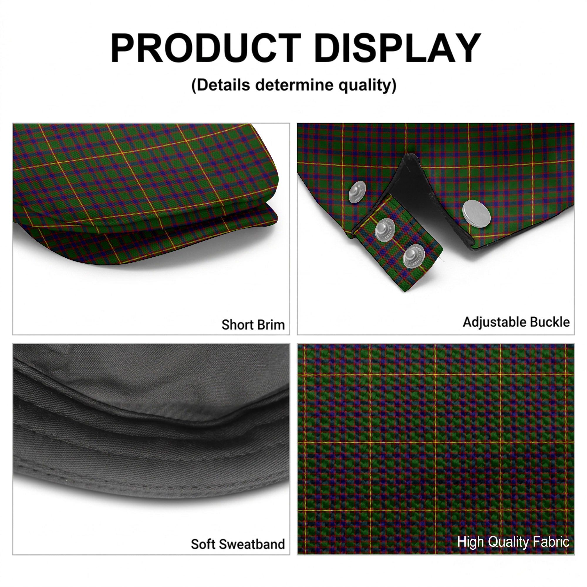 Hall Tartan Flat Caps