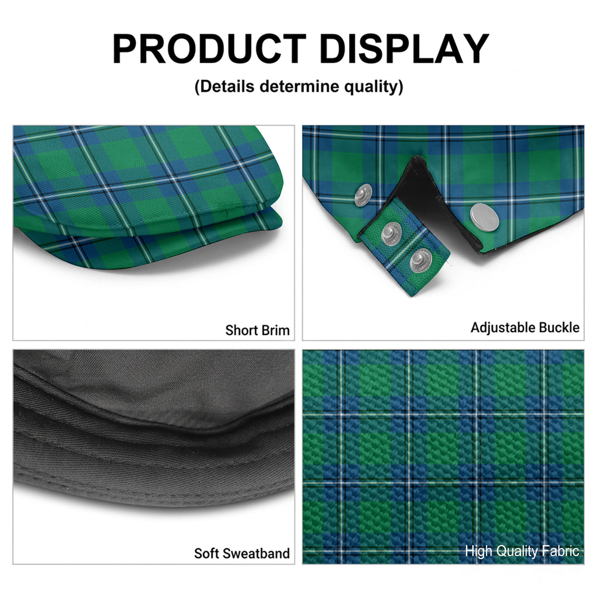 Irvine Ancient Tartan Flat Caps