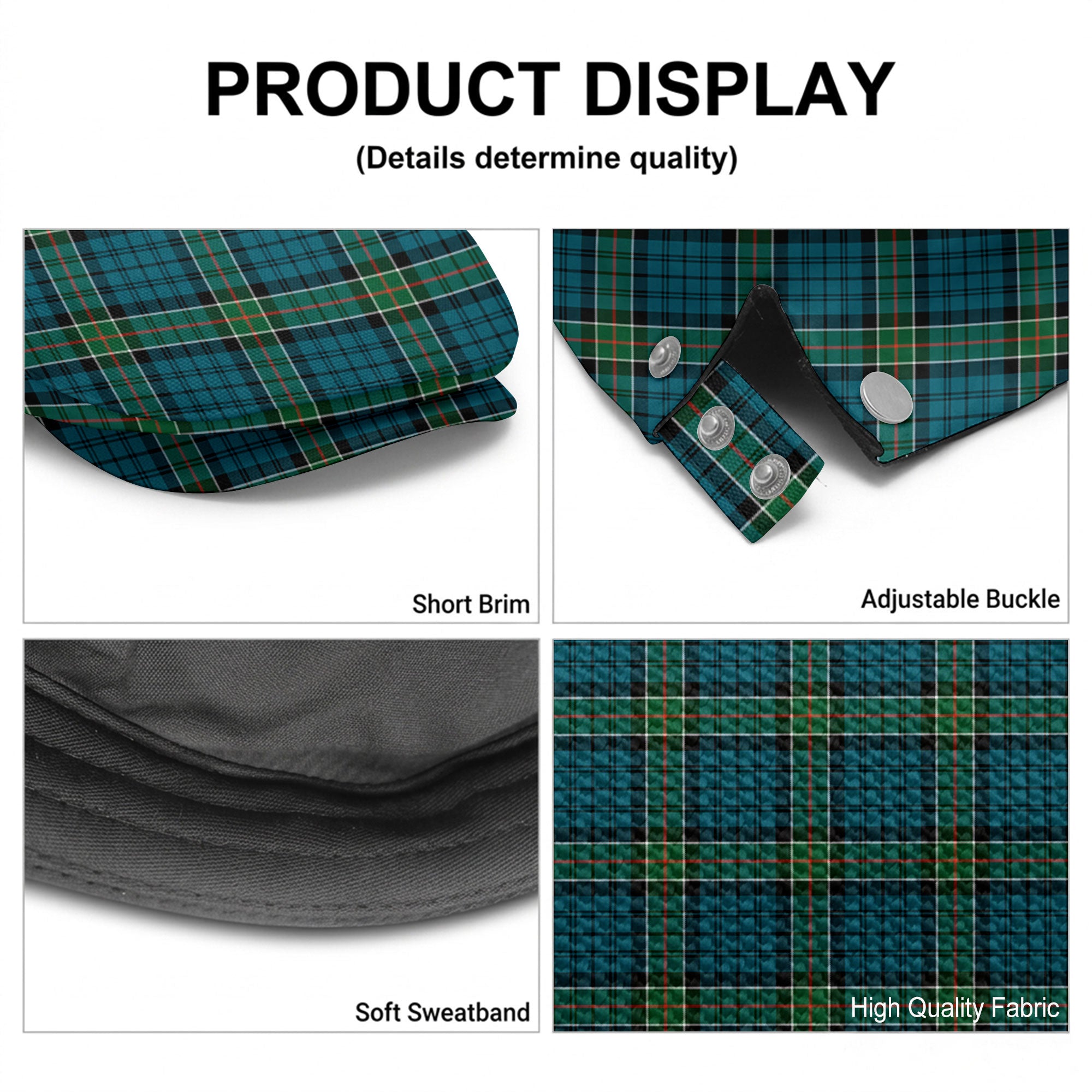 Kirkpatrick Ancient Tartan Flat Caps