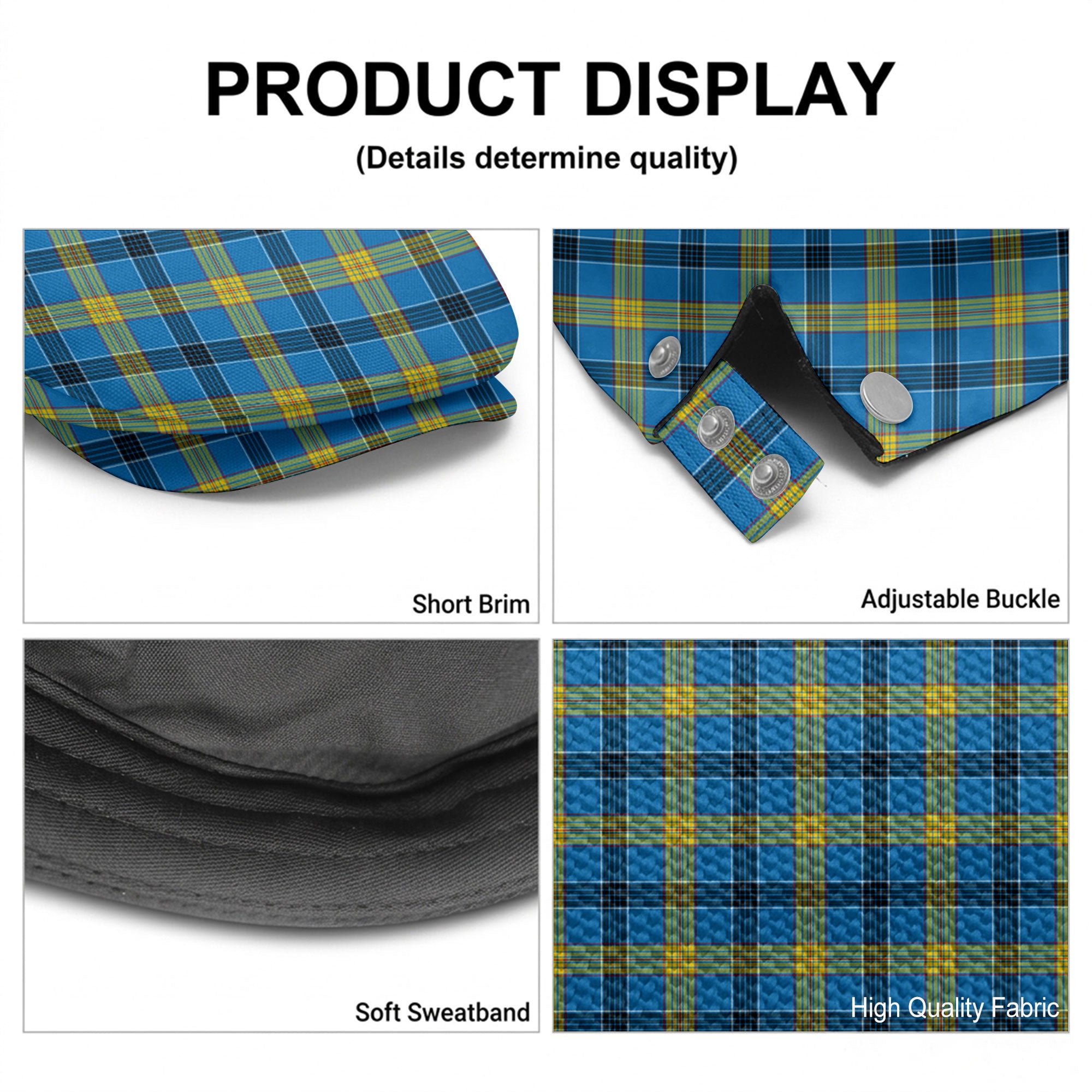 Laing Tartan Flat Caps