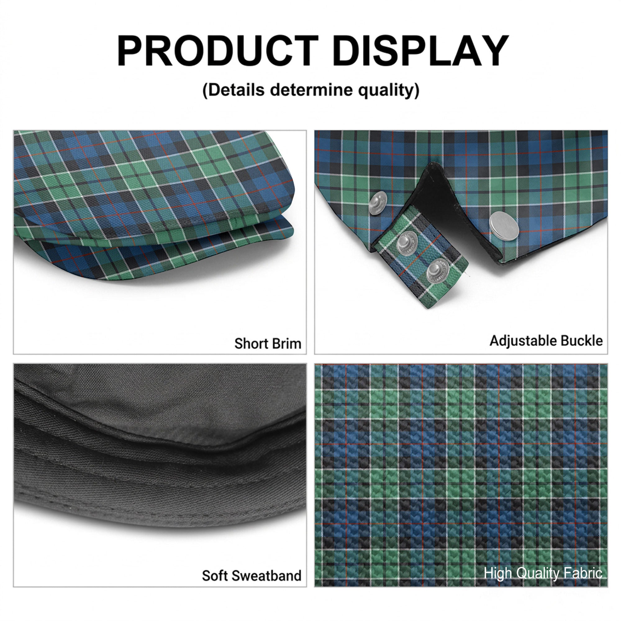 Leslie Hunting Ancient Tartan Flat Caps