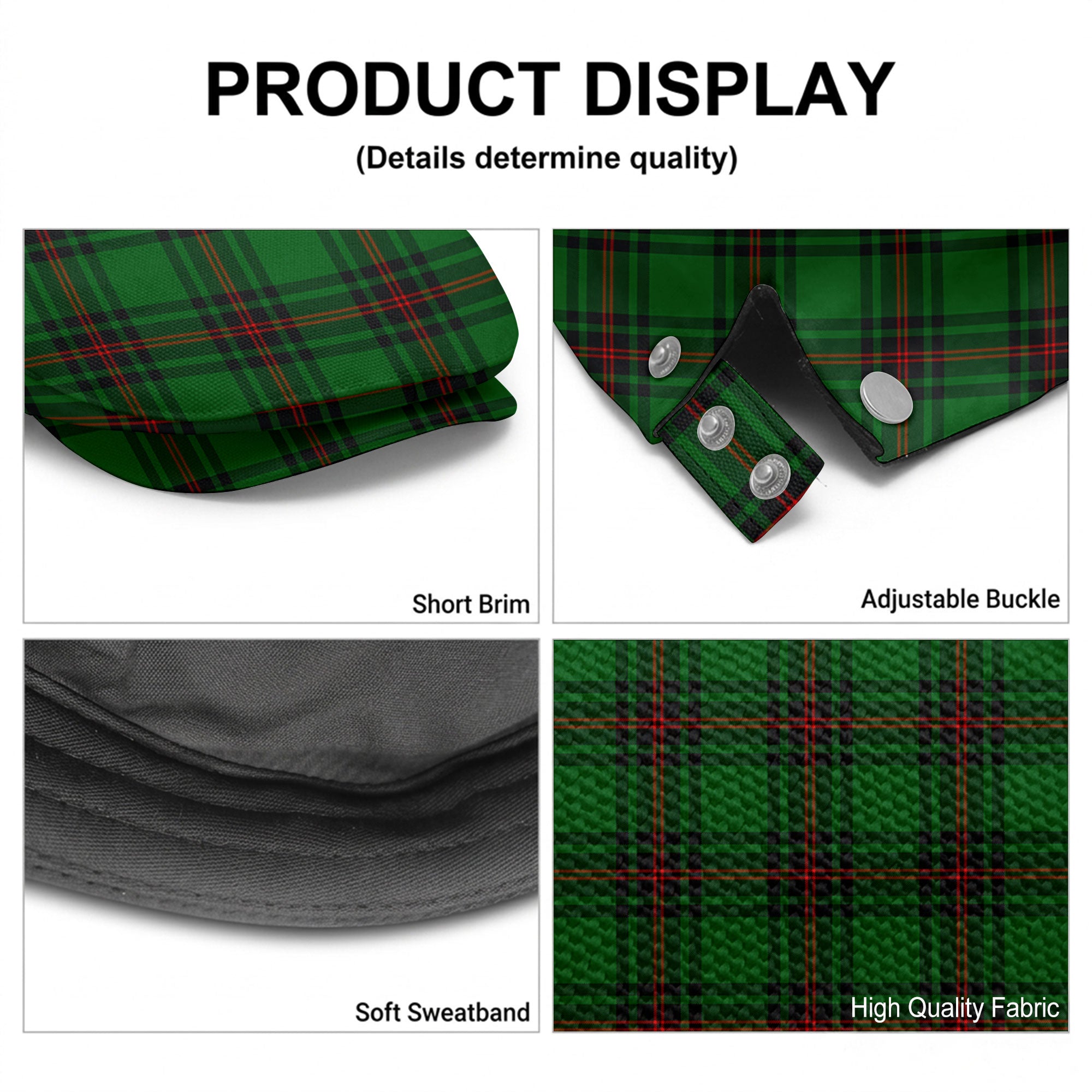 Logie Tartan Flat Caps