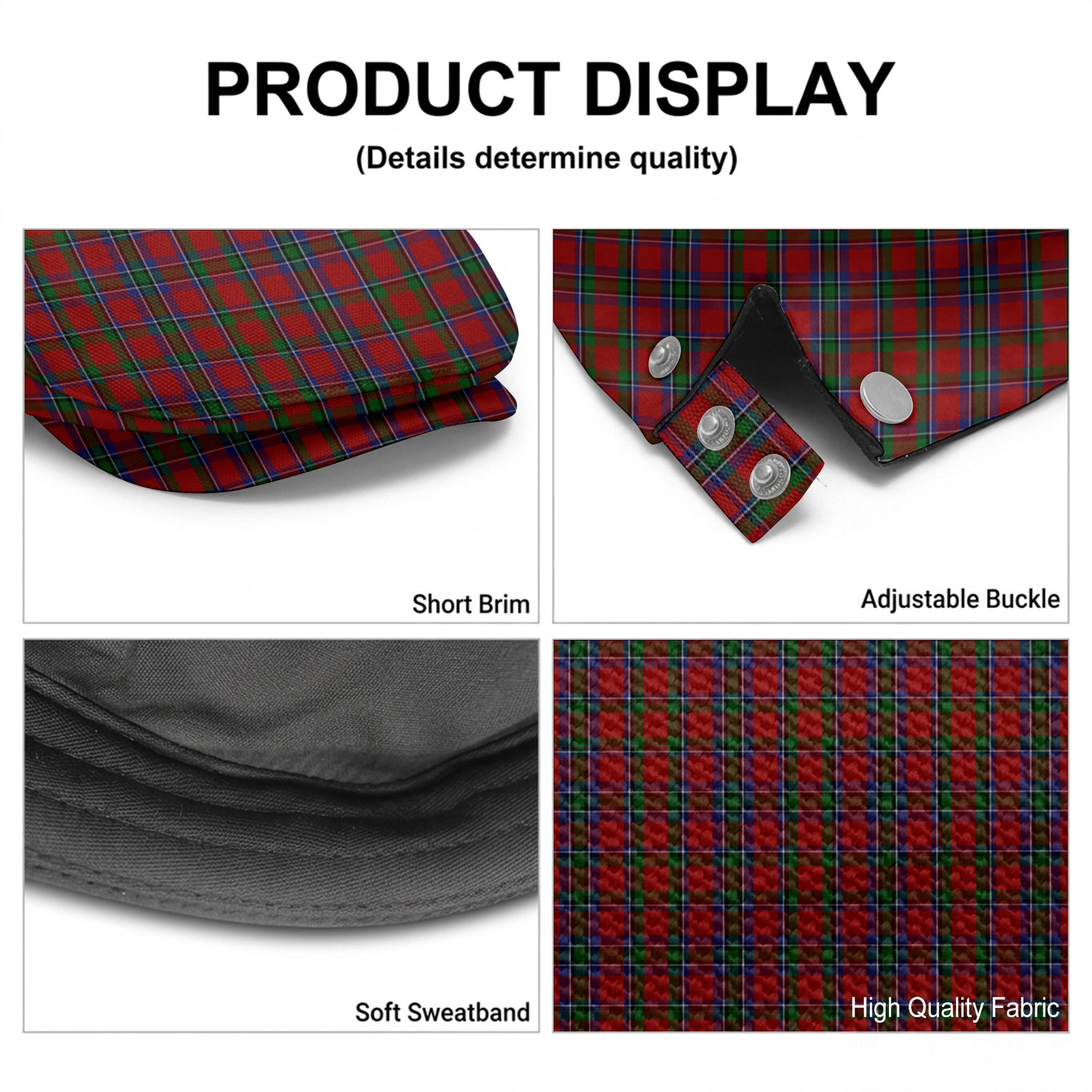 Lyall Tartan Flat Caps