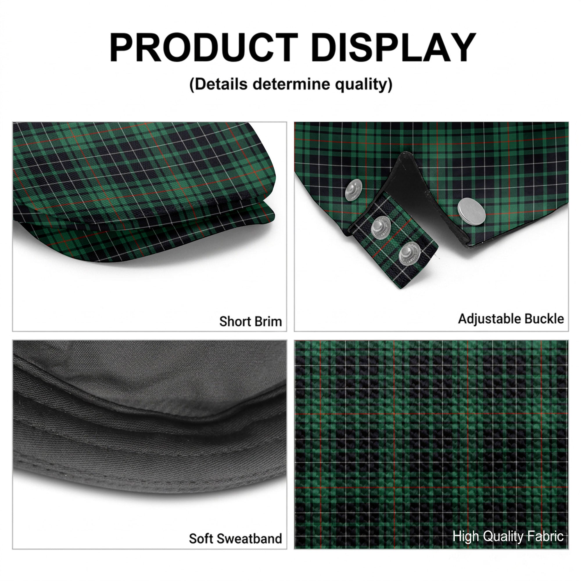 MacAulay Hunting Ancient Tartan Flat Caps