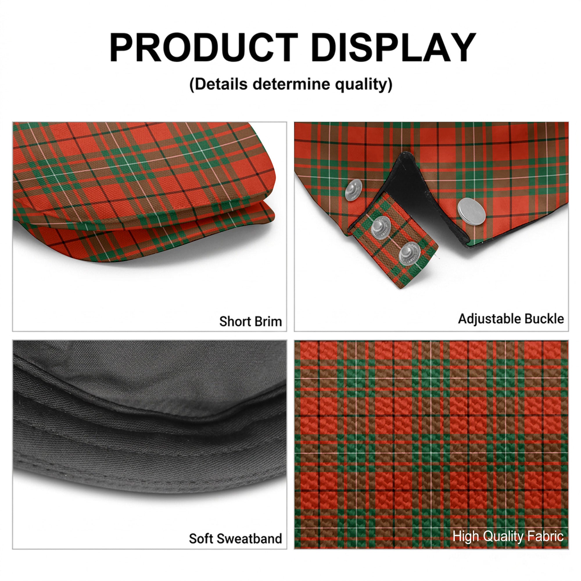 MacAuley Ancient Tartan Flat Caps