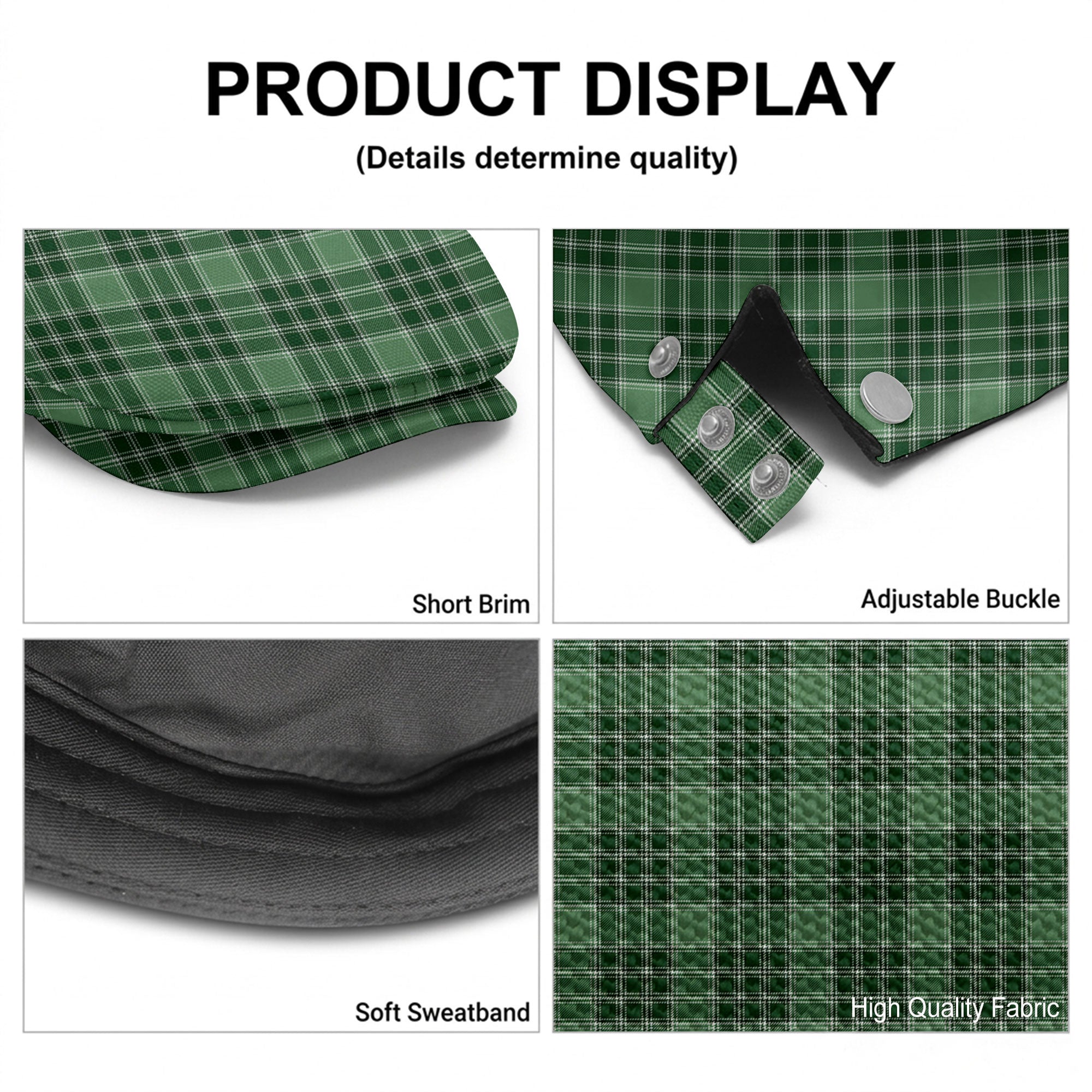 MacDonald Lord of the Isles Hunting Tartan Flat Caps