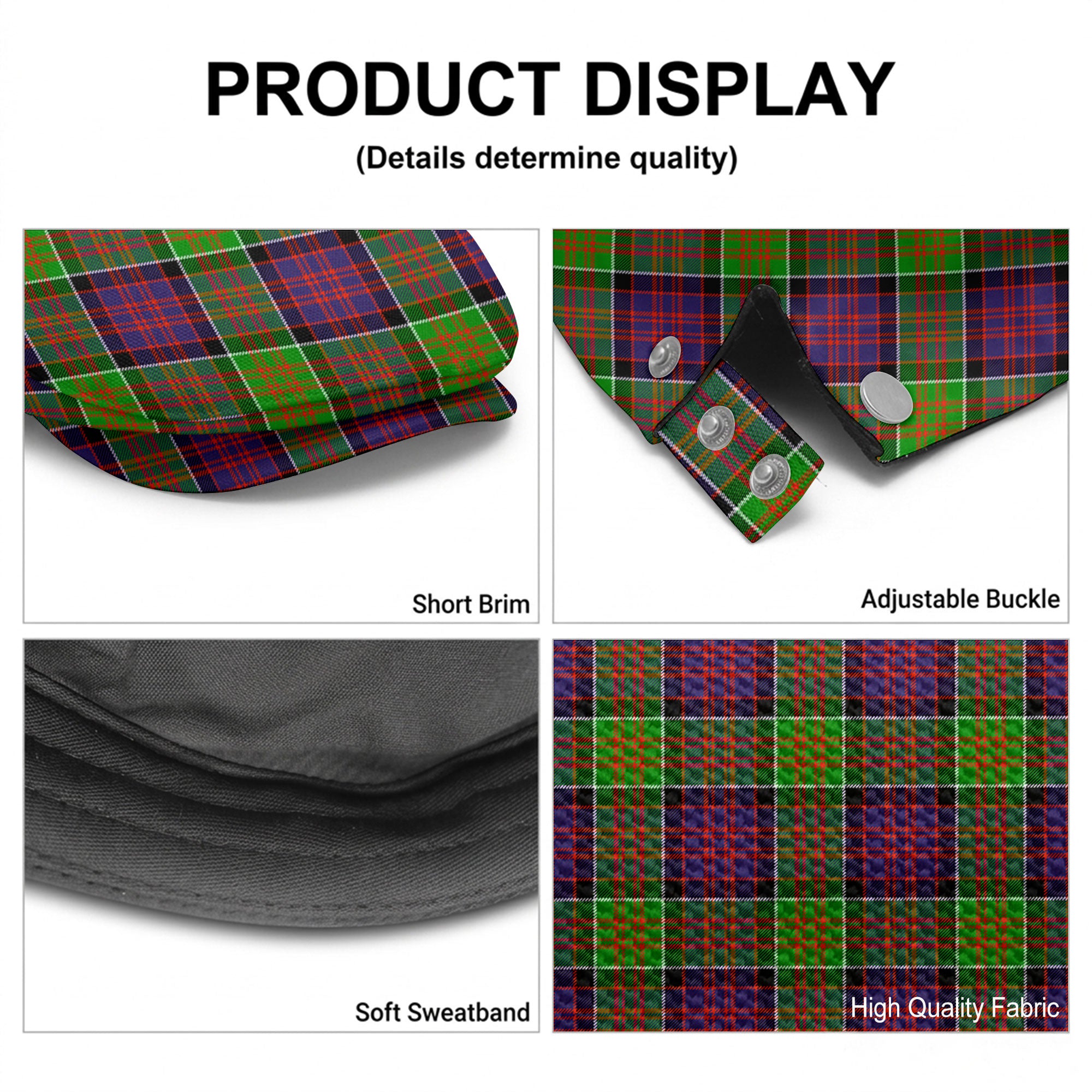 MacDonald (Clan Ranald) Tartan Flat Caps
