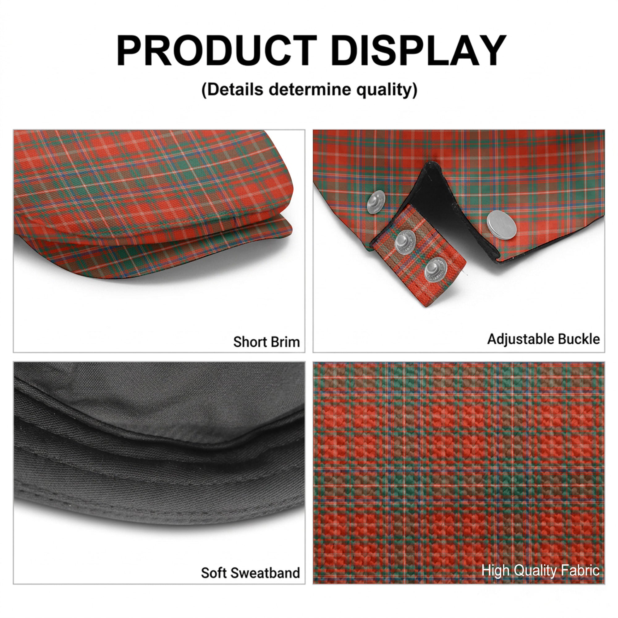 MacDougall Ancient Tartan Flat Caps