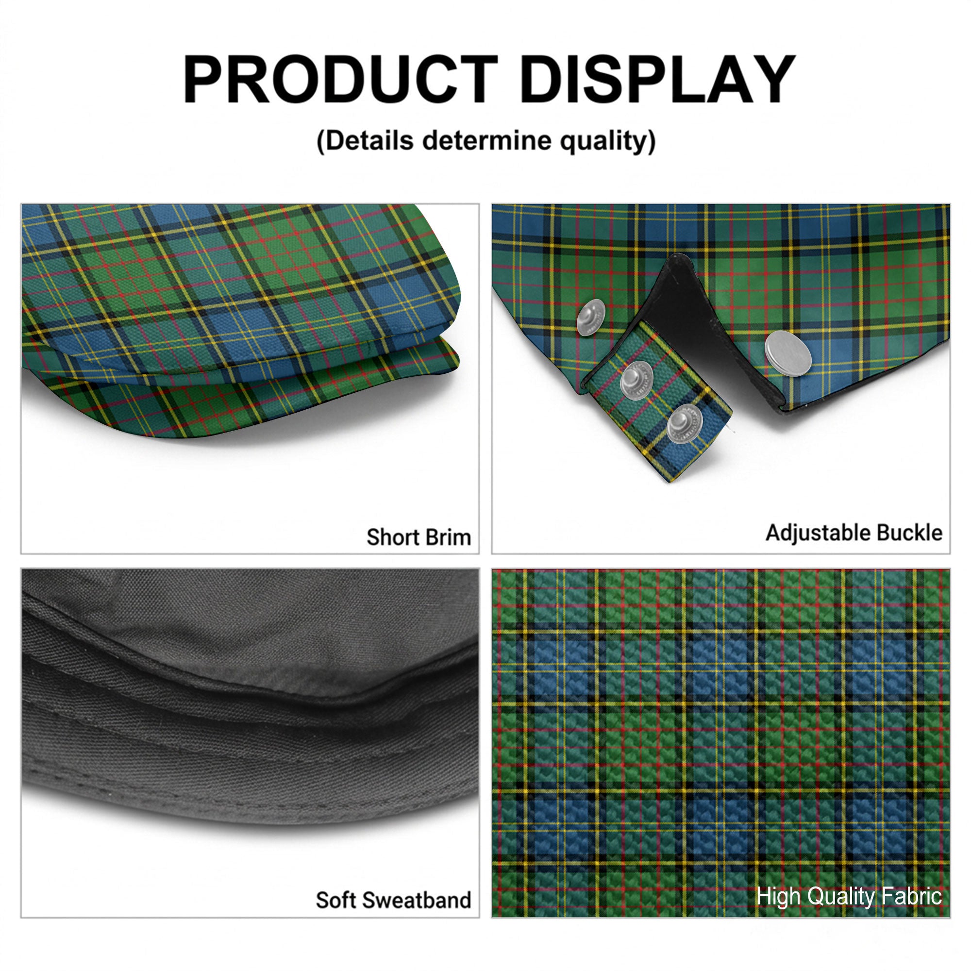 MacMillan Hunting Ancient Tartan Flat Caps