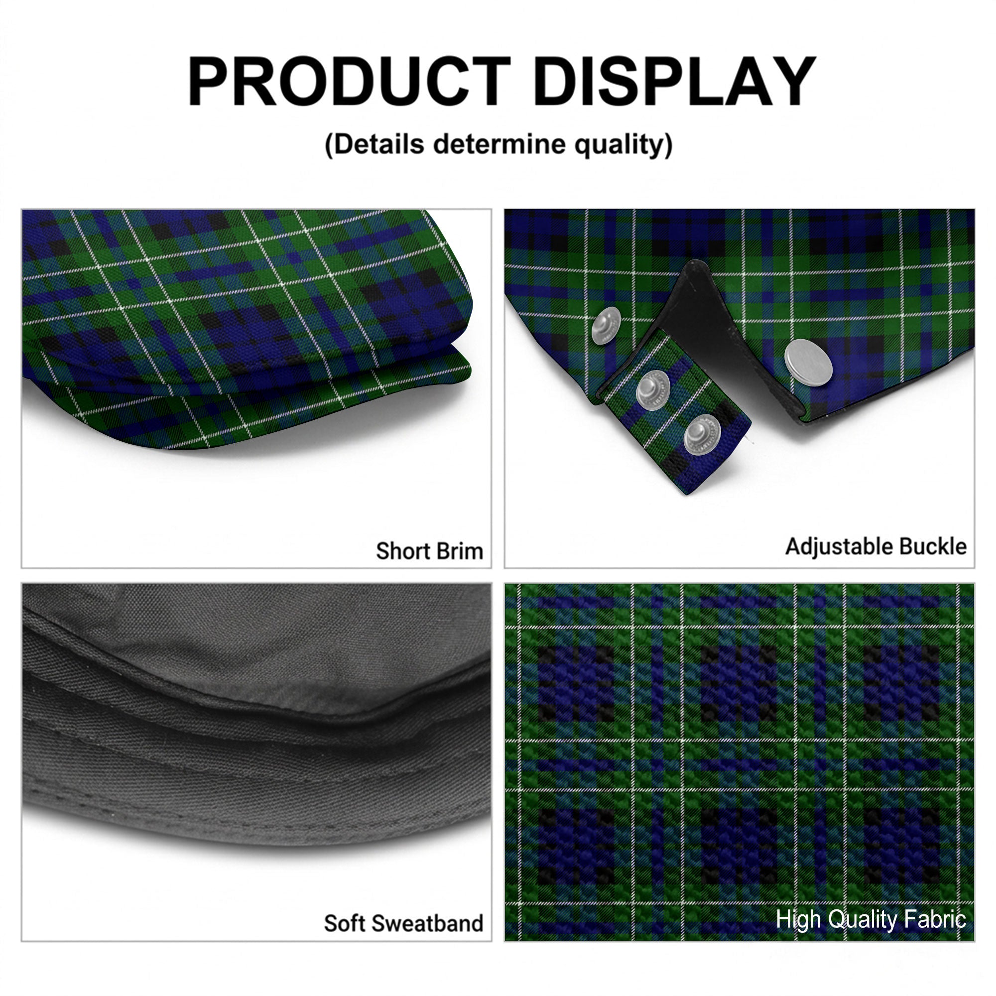 MacNeil of Colonsay Modern Tartan Flat Caps