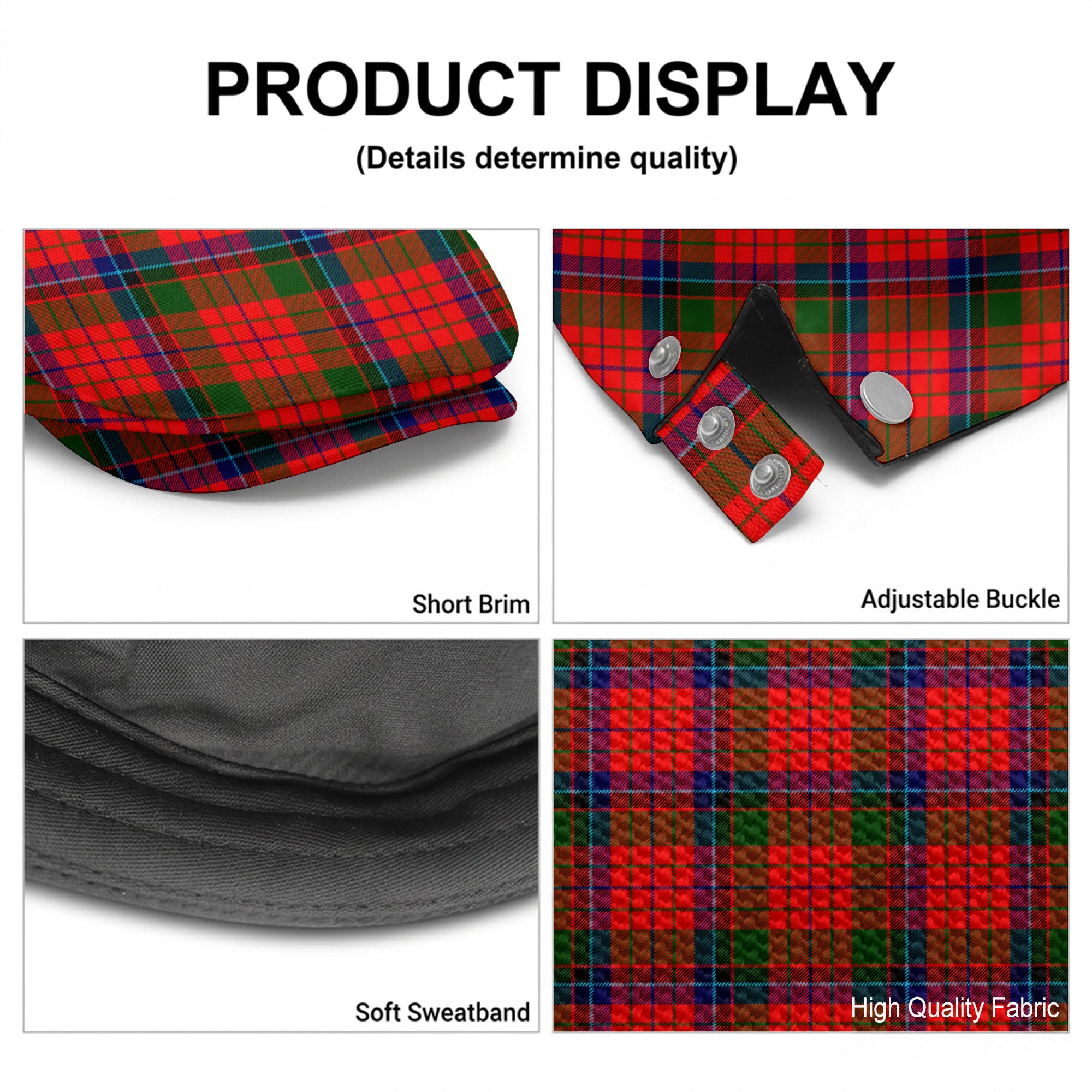 MacNicol (of Scorrybreac) Tartan Flat Caps