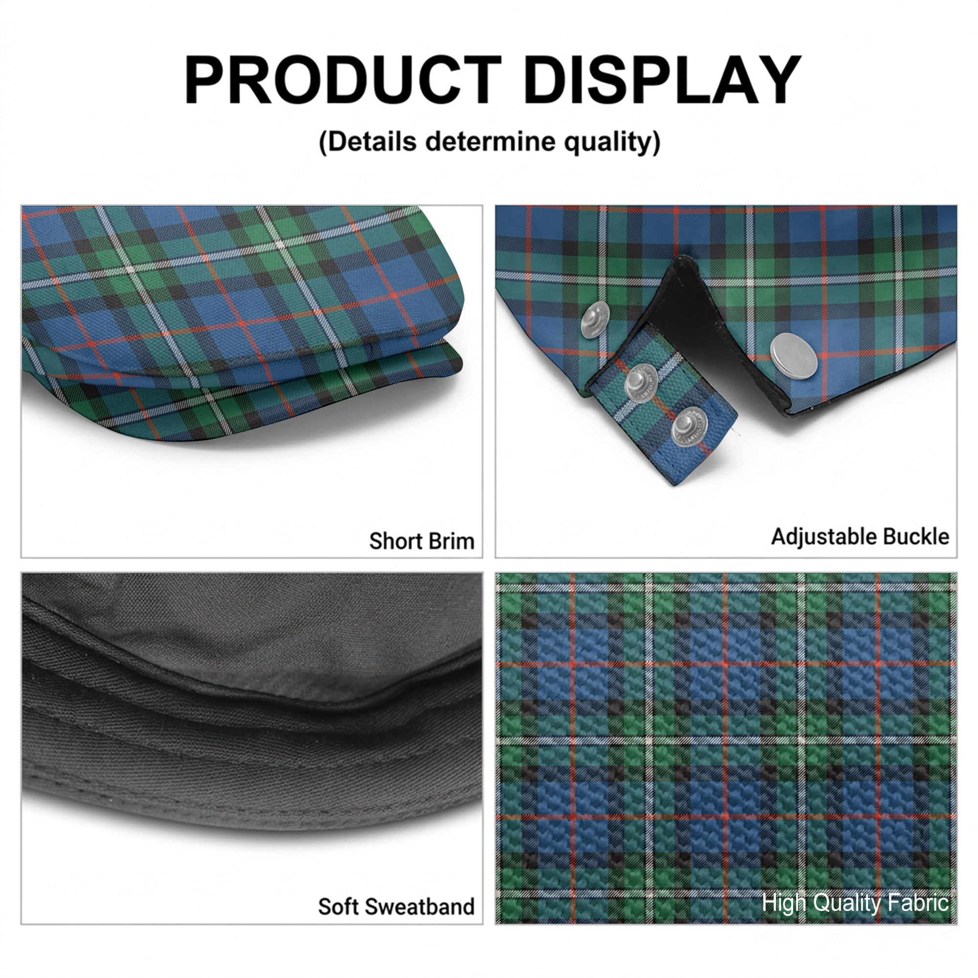 MacPhail Hunting Ancient Tartan Flat Caps