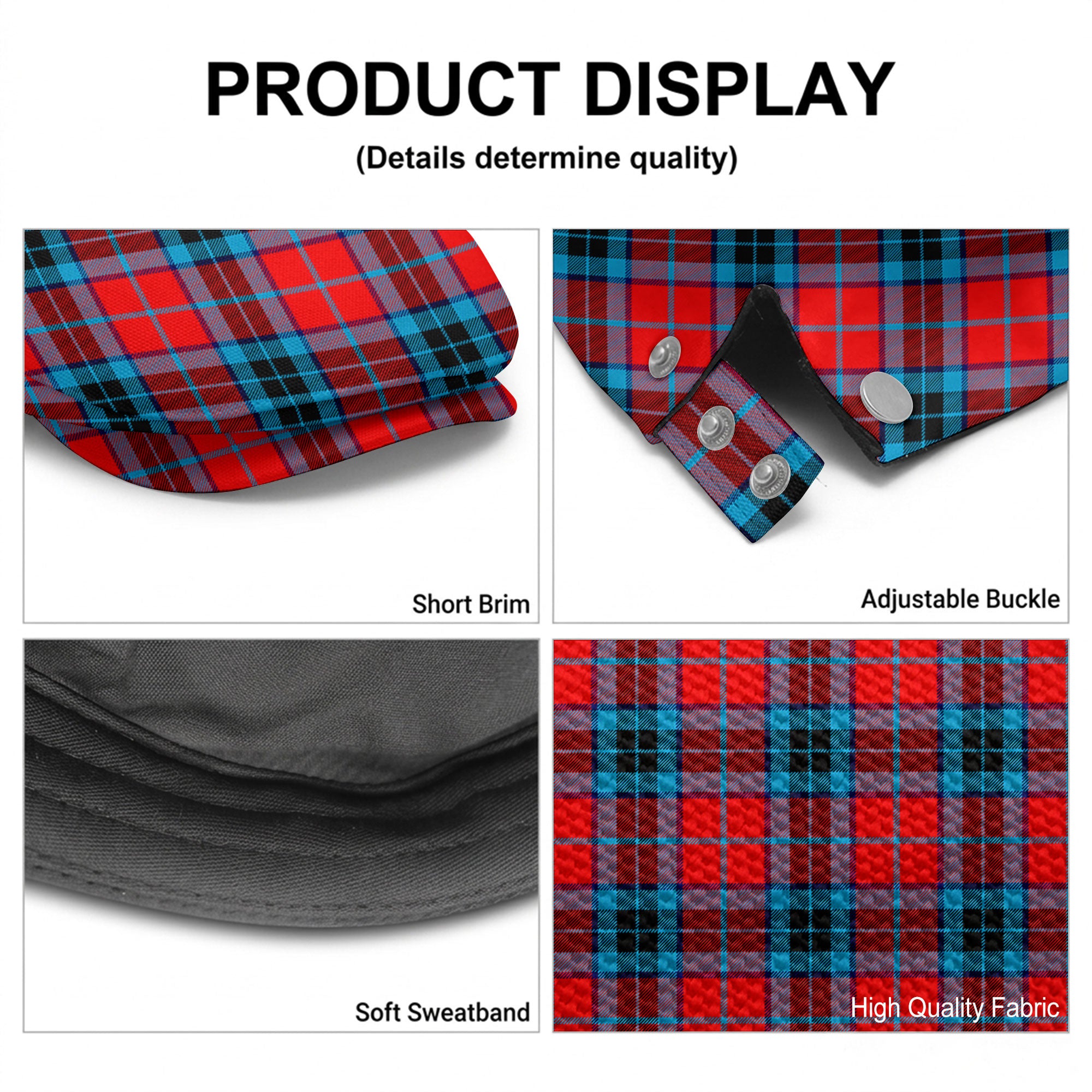 MacTavish Modern Tartan Flat Caps