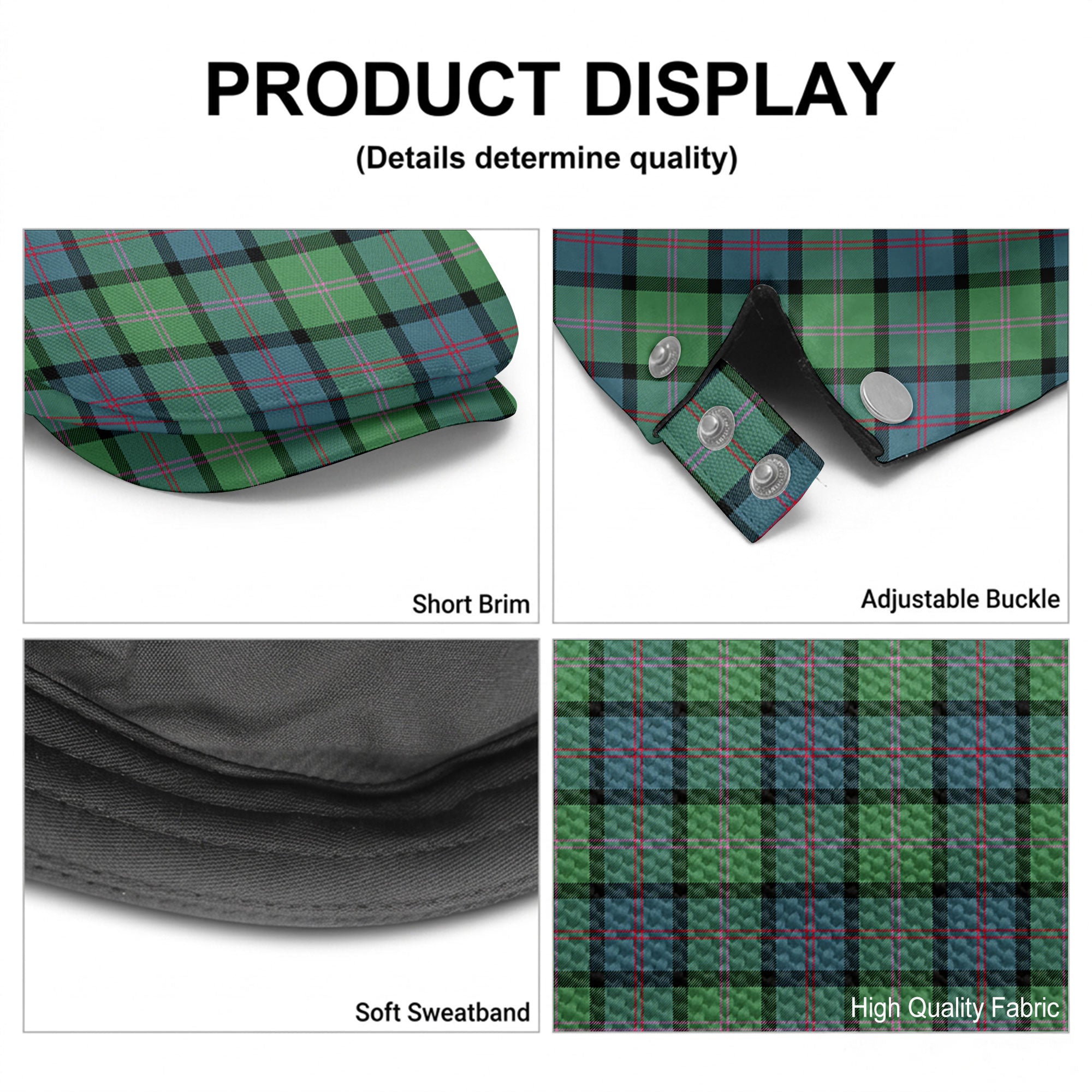 MacThomas Ancient Tartan Flat Caps