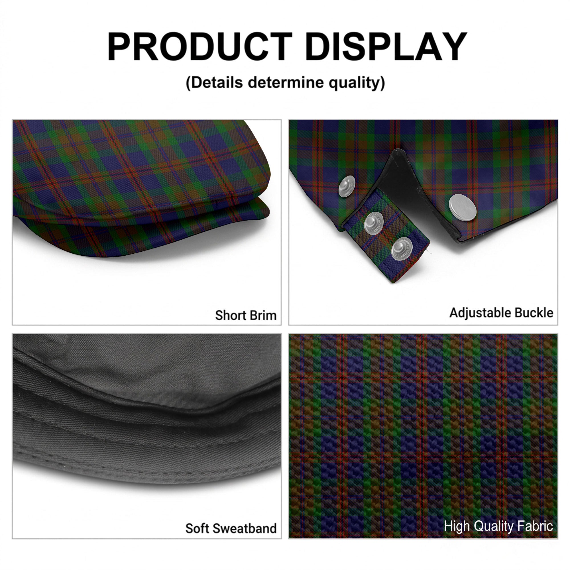 Mann Tartan Flat Caps