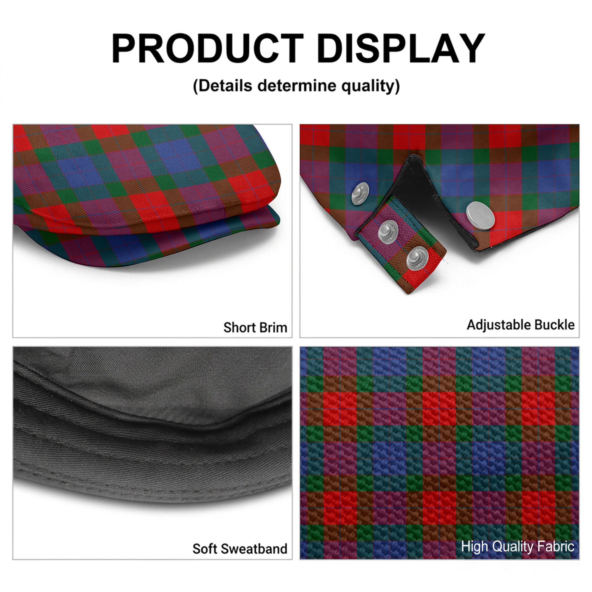 Mar Tartan Flat Caps