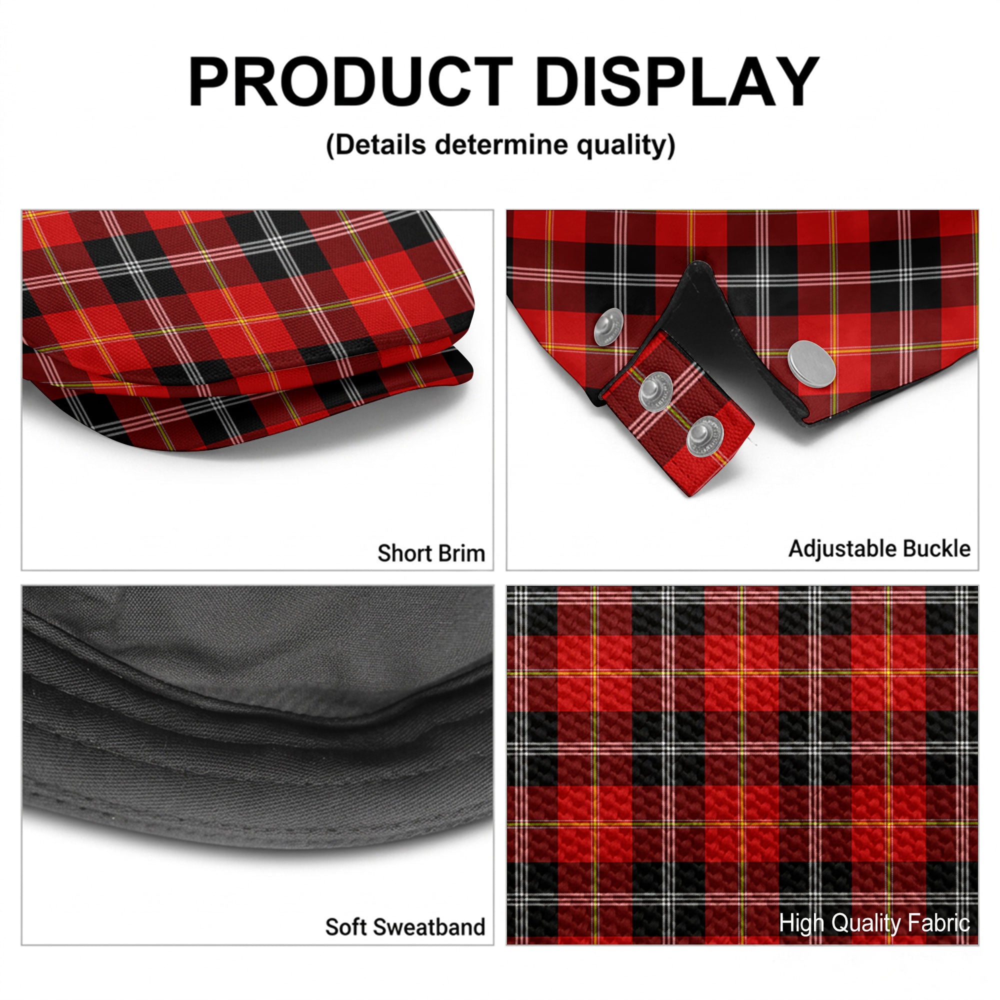 Marjoribanks Tartan Flat Caps