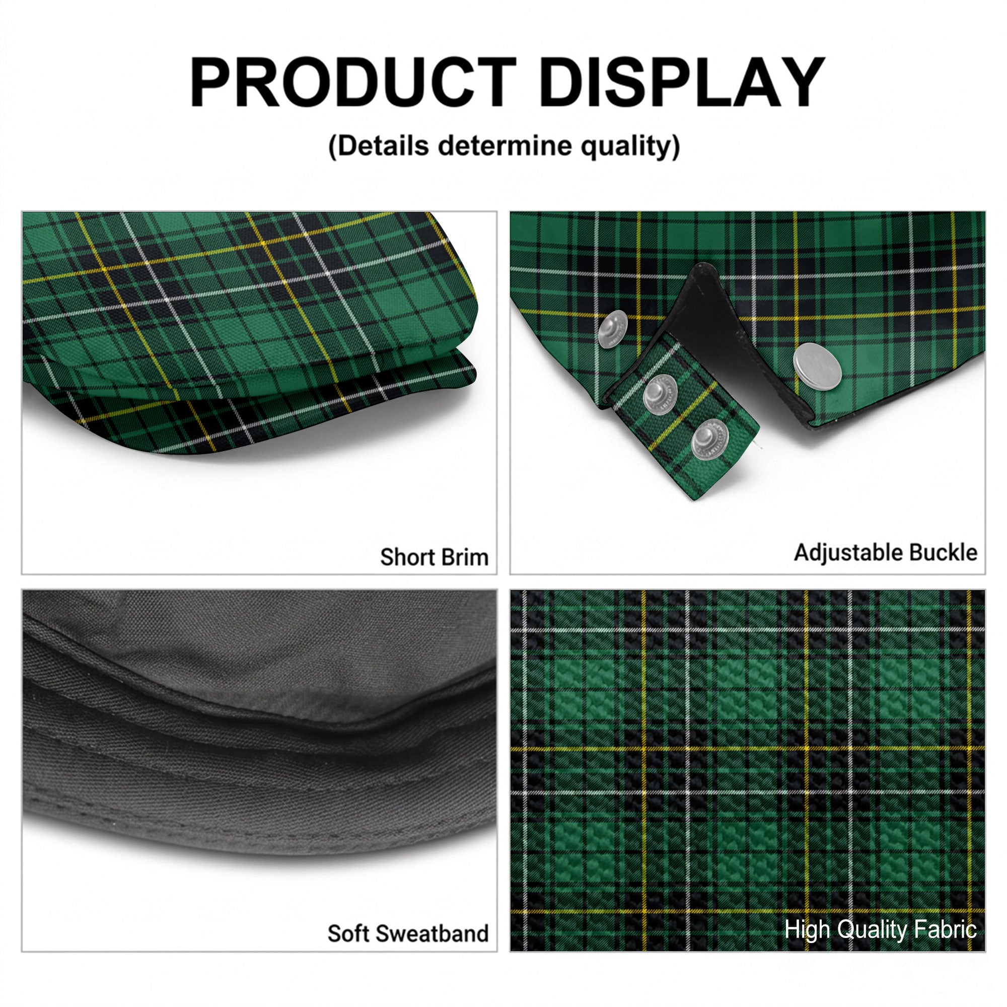 McAlpine Ancient Tartan Flat Caps
