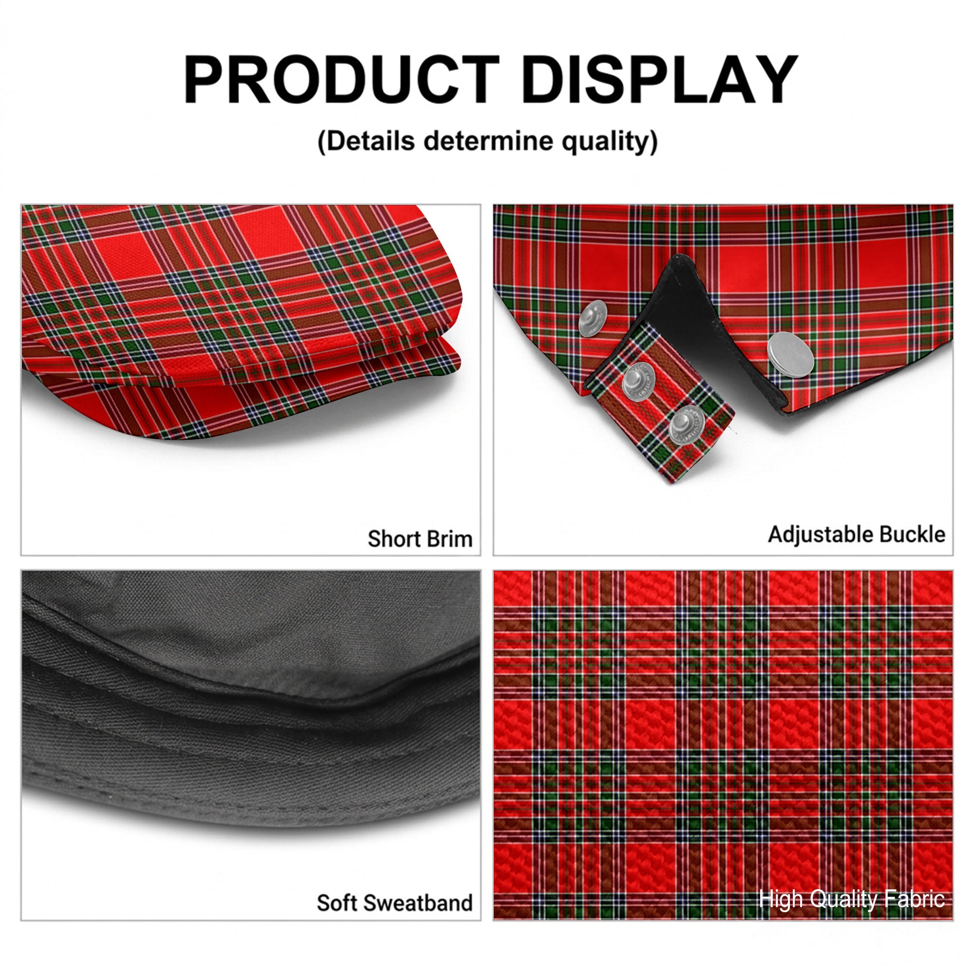 McBain Tartan Flat Caps