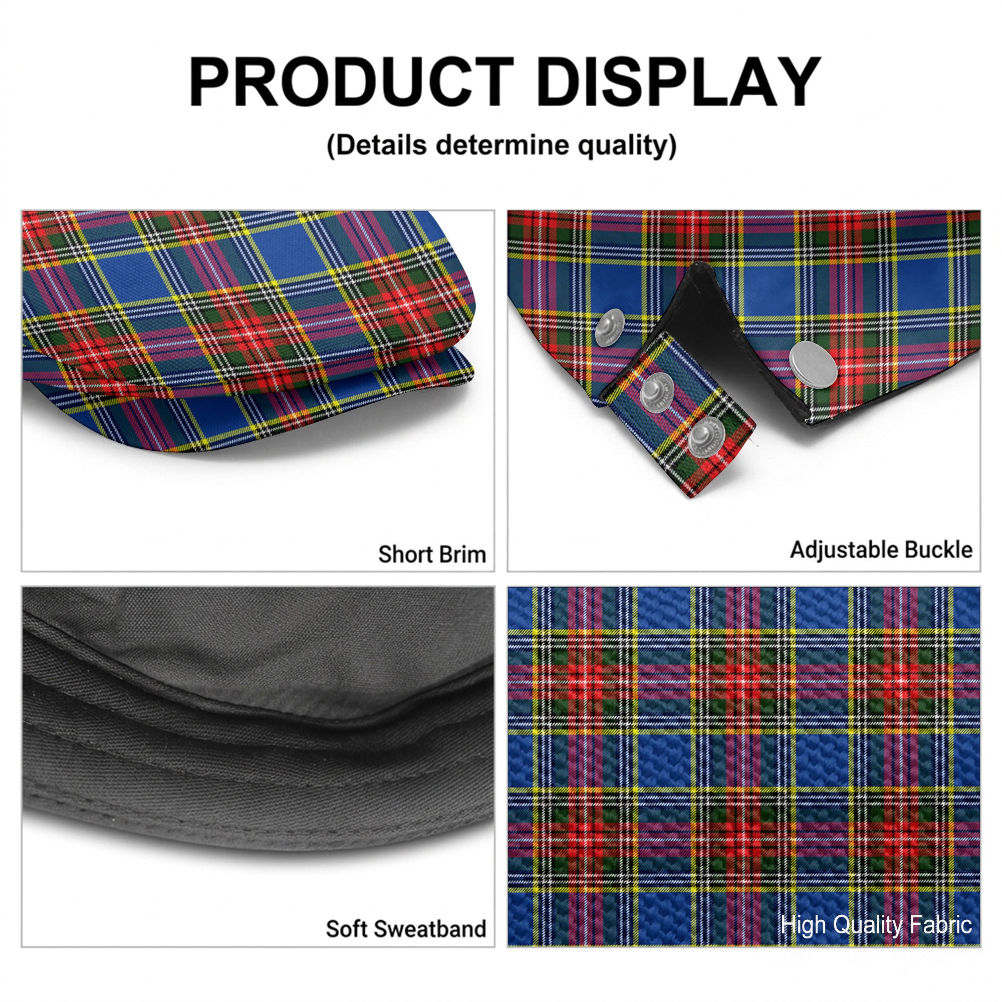 McBeth Modern Tartan Flat Caps