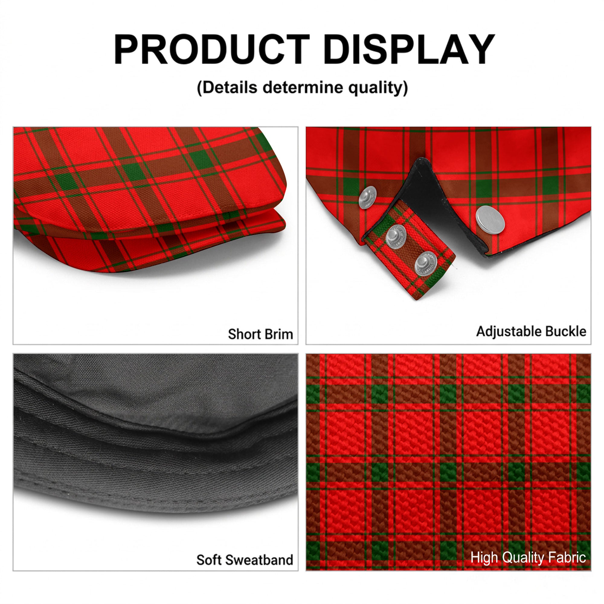 McDonald of Sleat Tartan Flat Caps