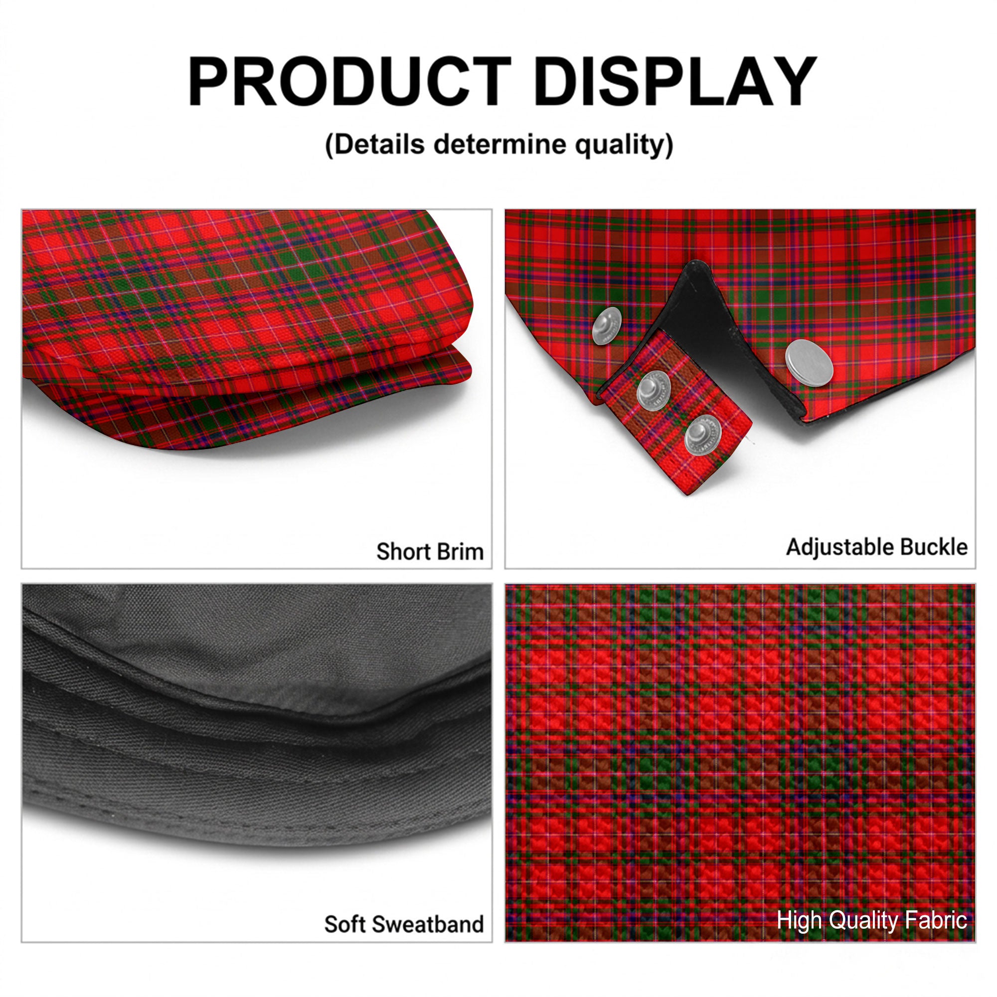 McDougall Modern Tartan Flat Caps