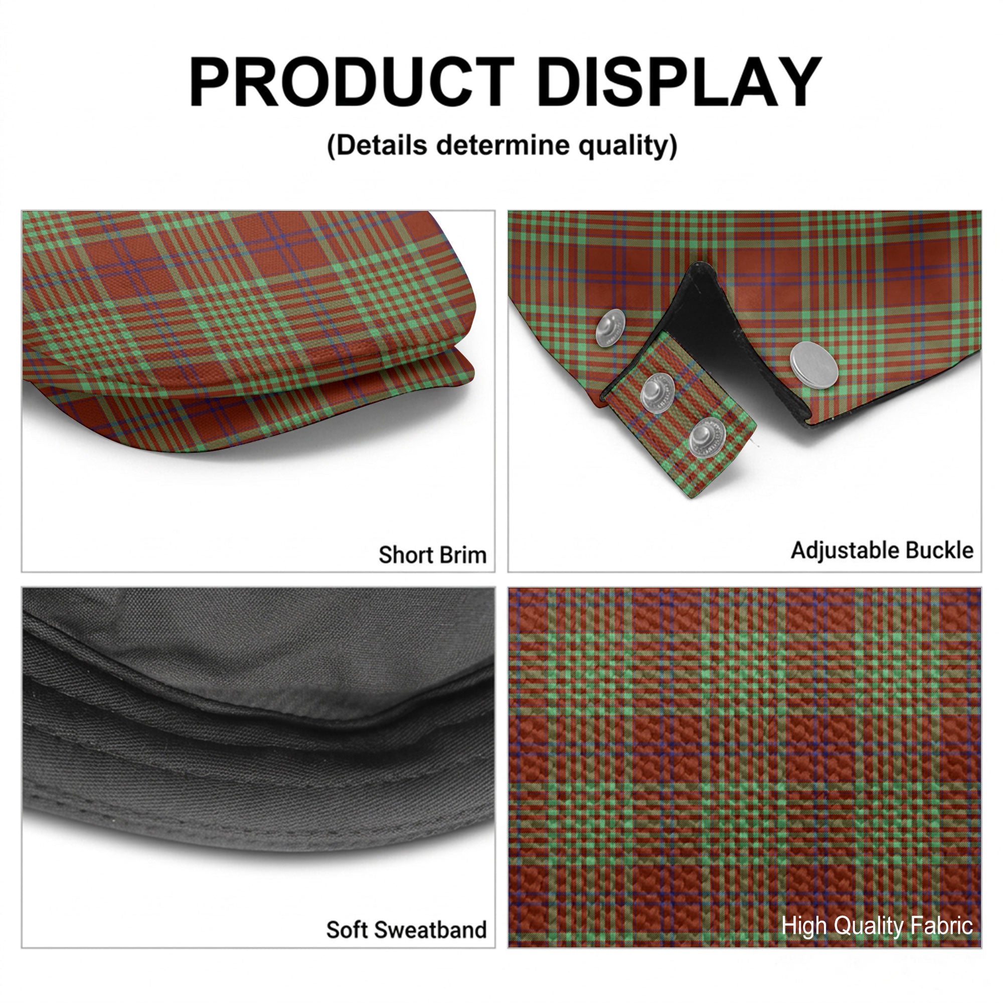 McGillivray Hunting Ancient Tartan Flat Caps