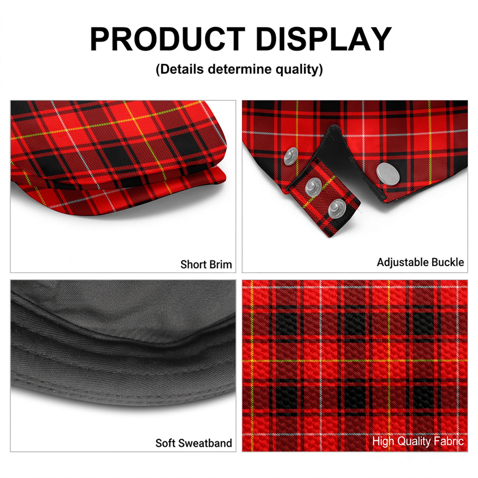 McIvor Tartan Flat Caps
