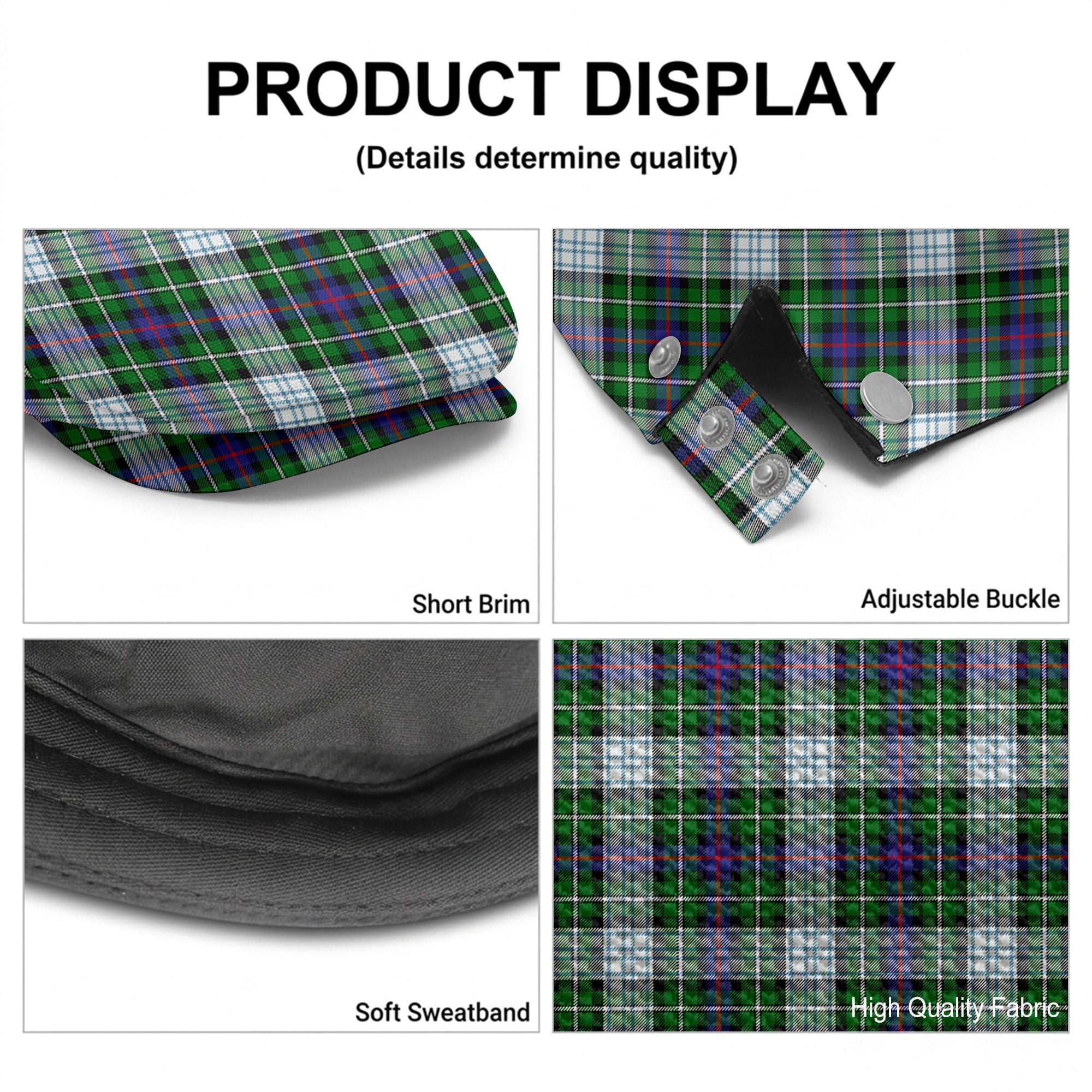 McKenzie Dress Modern Tartan Flat Caps