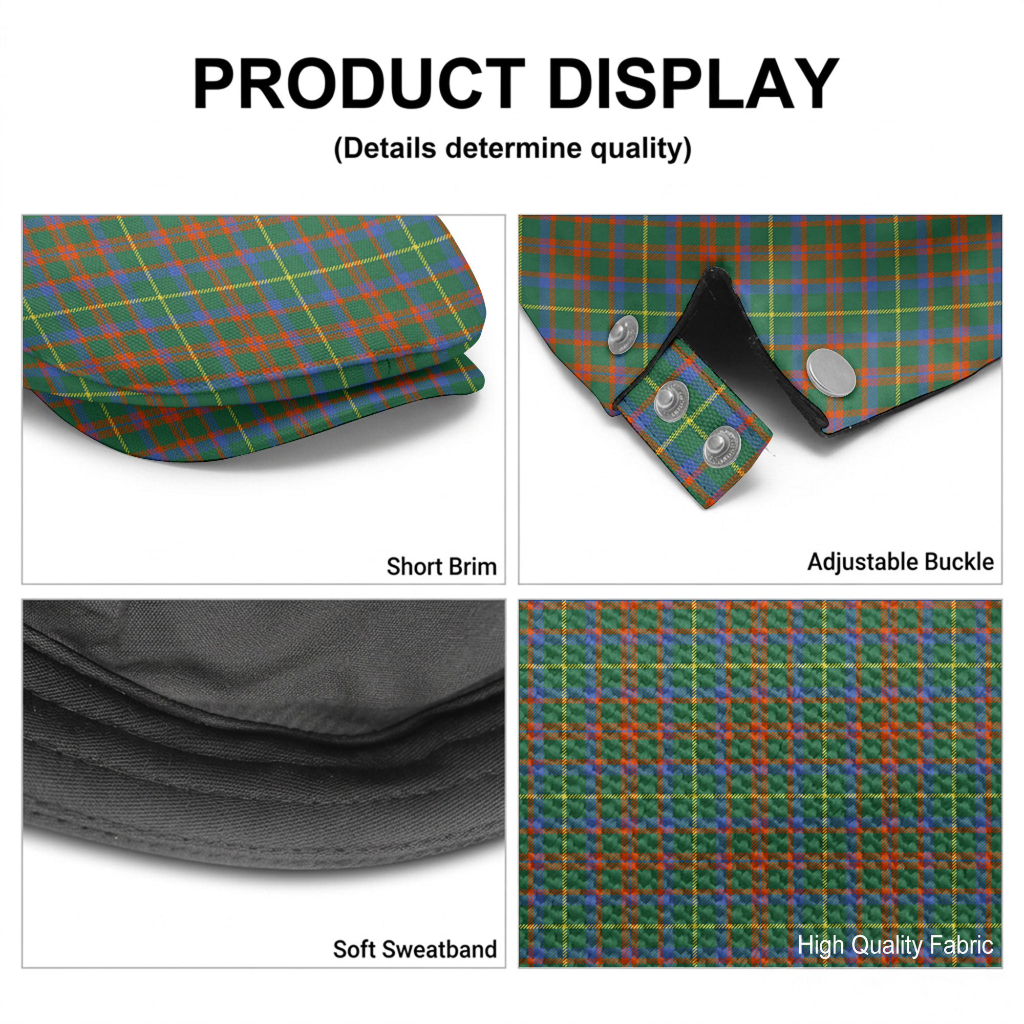 McKintosh Hunting Ancient Tartan Flat Caps