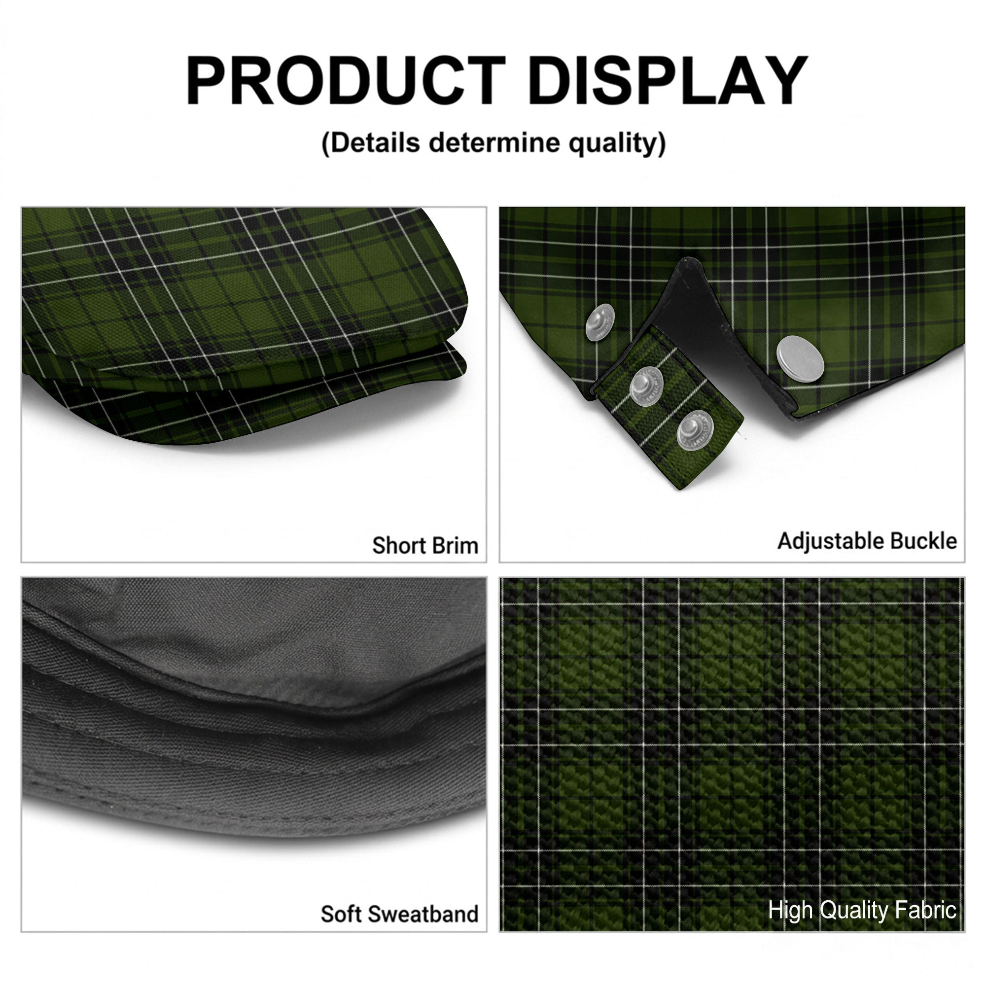 McLean Hunting Tartan Flat Caps