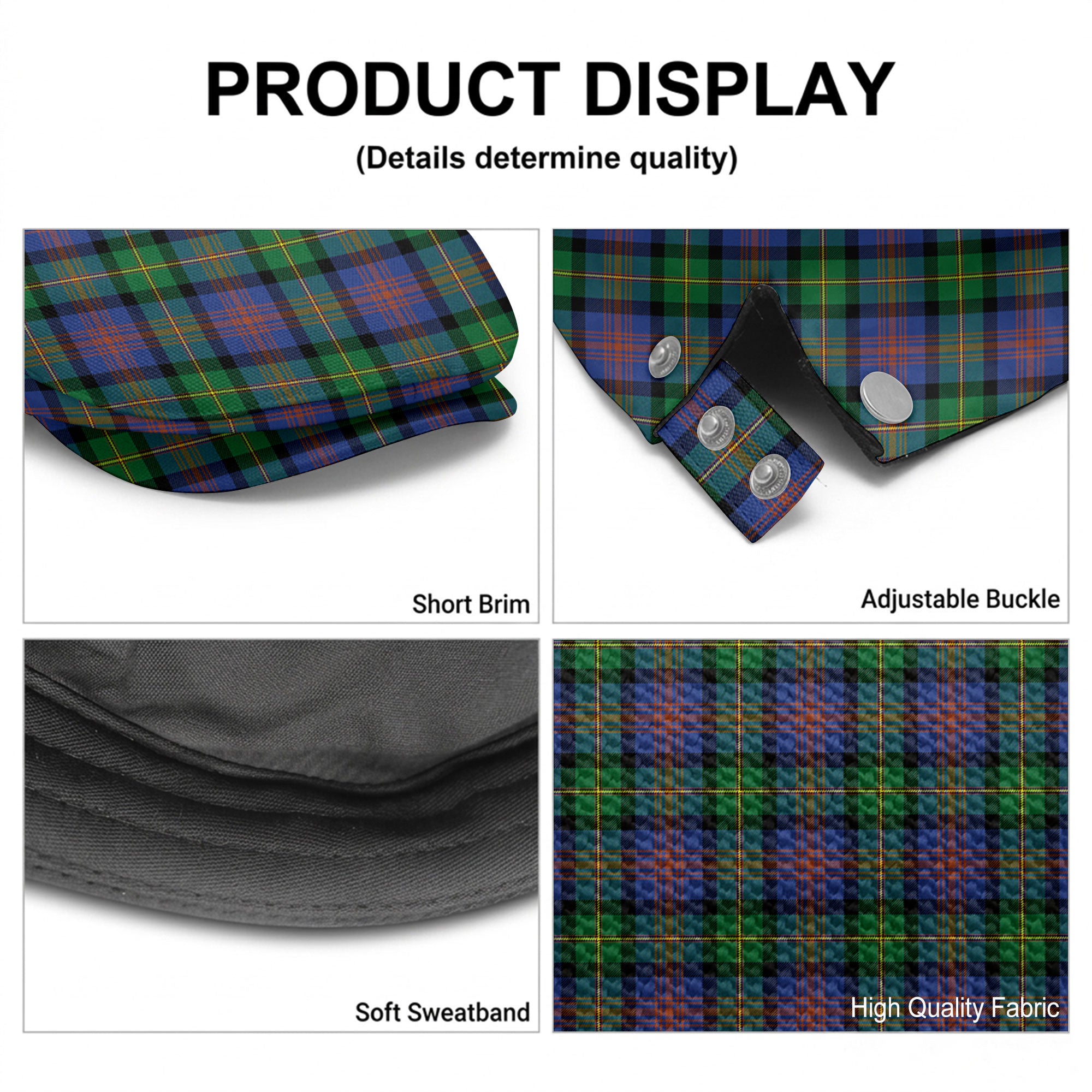 McLennan Ancient Tartan Flat Caps