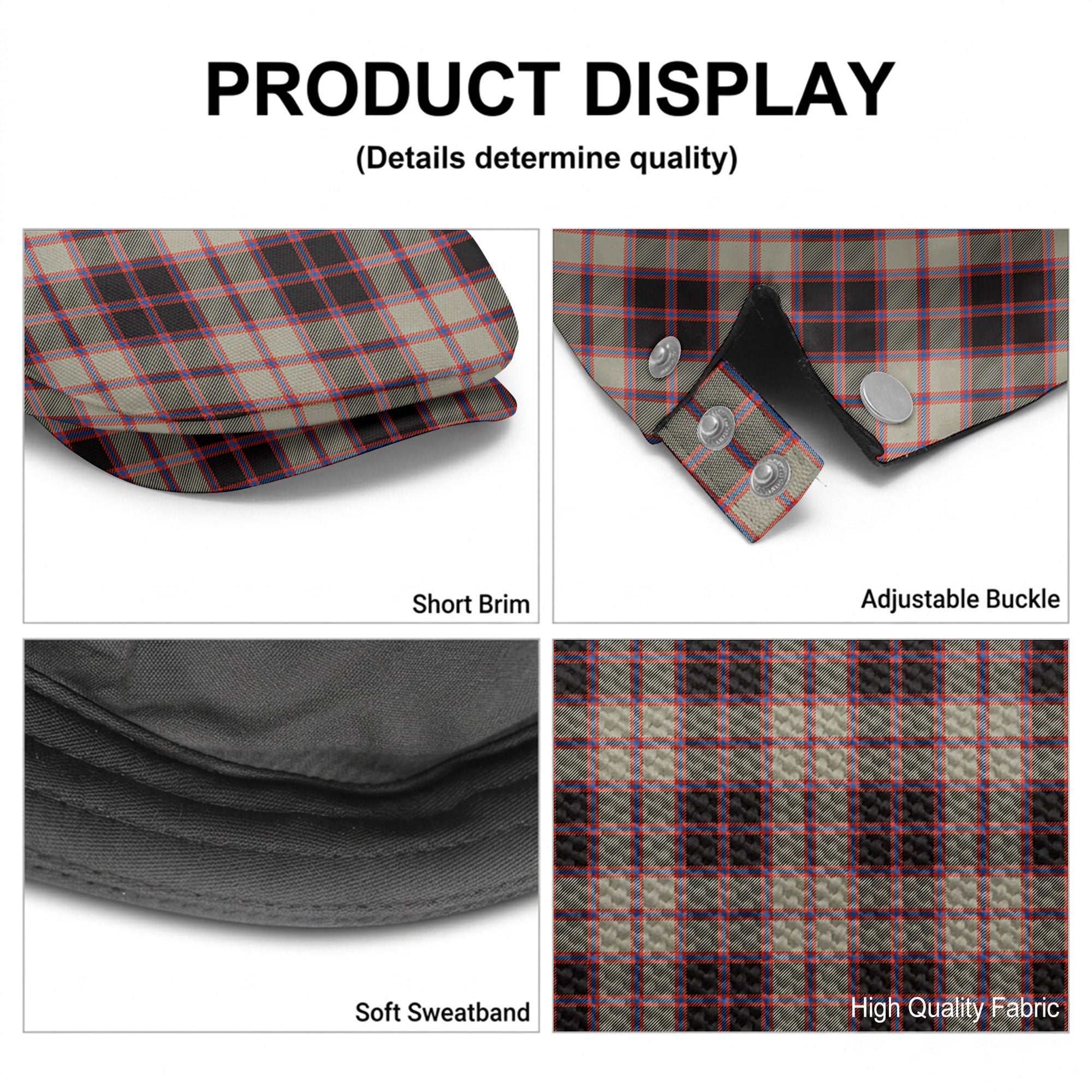 McPherson Hunting Ancient Tartan Flat Caps