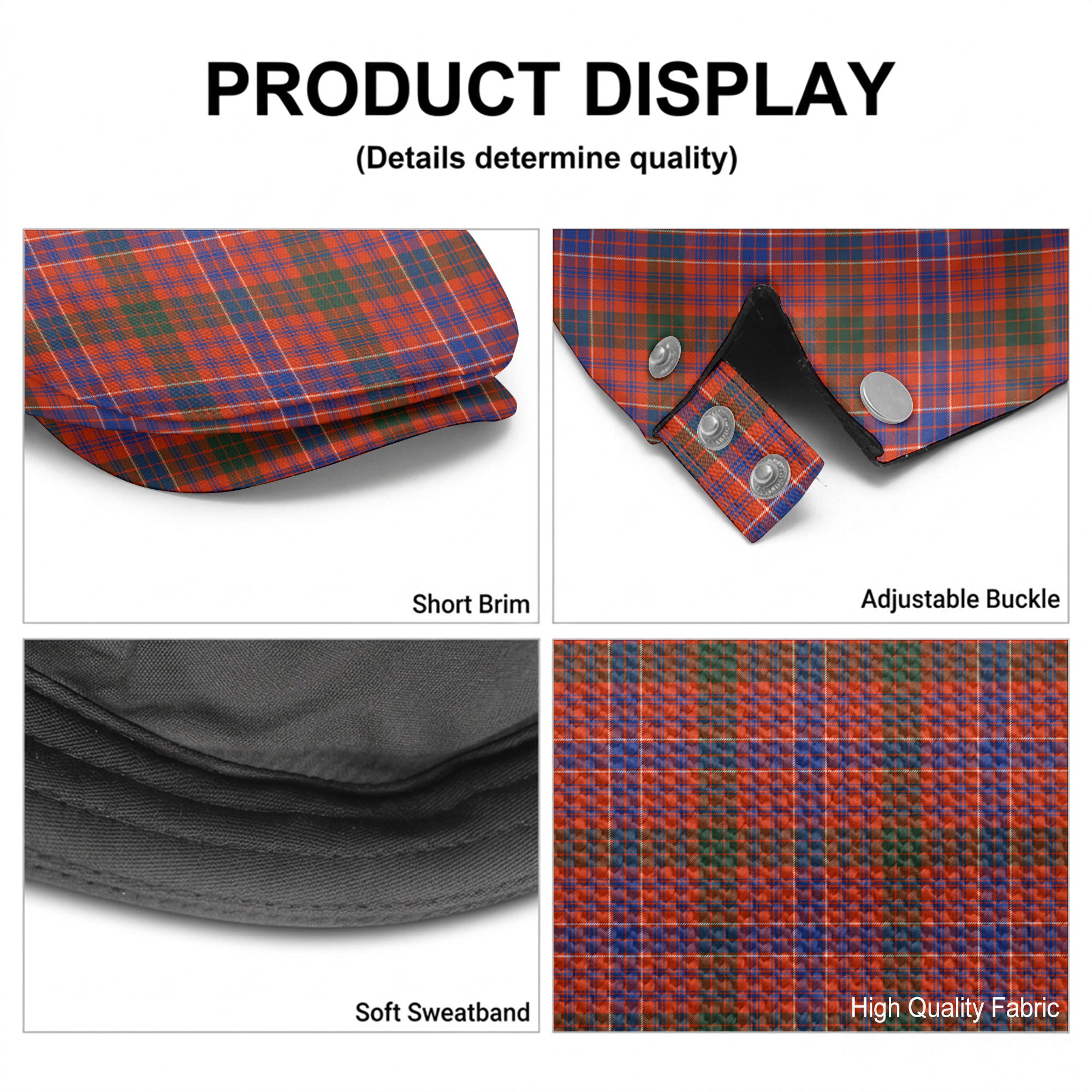 McRae Ancient Tartan Flat Caps