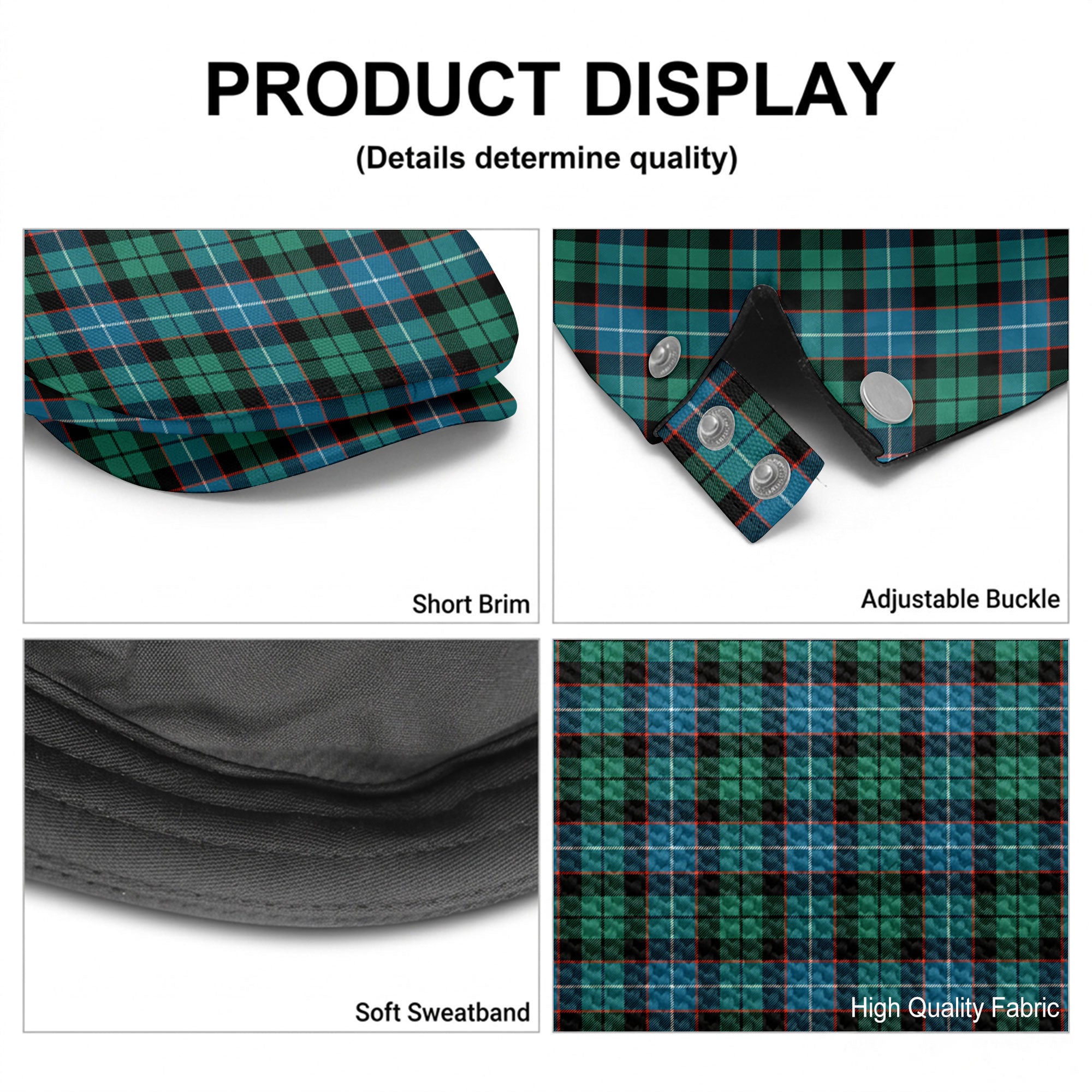 Mitchell Ancient Tartan Flat Caps