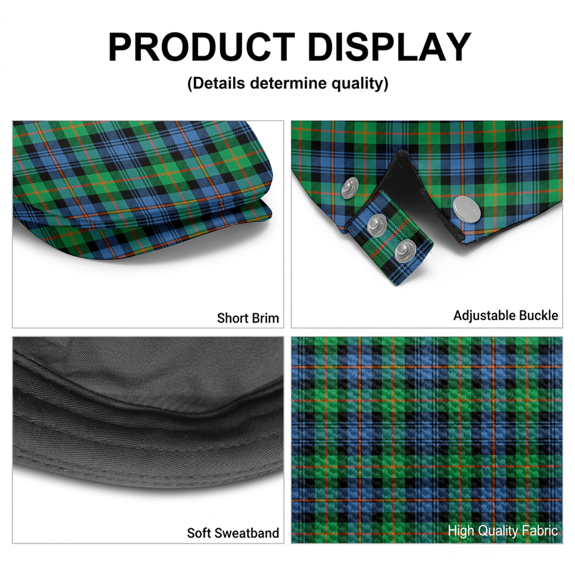 Murray of Atholl Ancient Tartan Flat Caps
