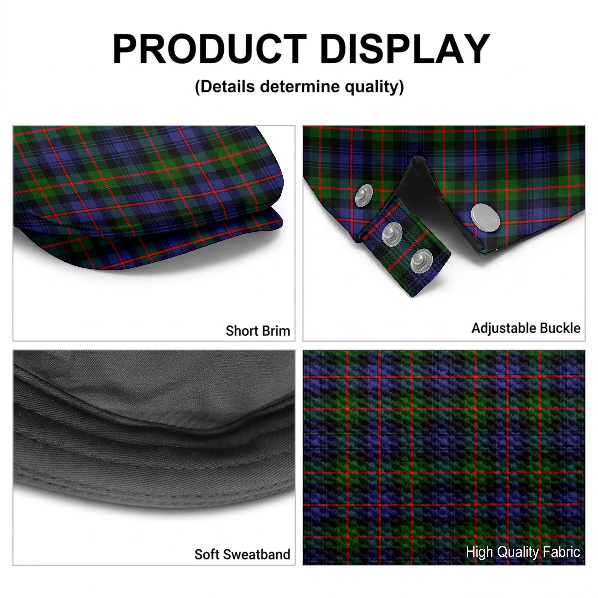 Murray of Atholl Modern Tartan Flat Caps