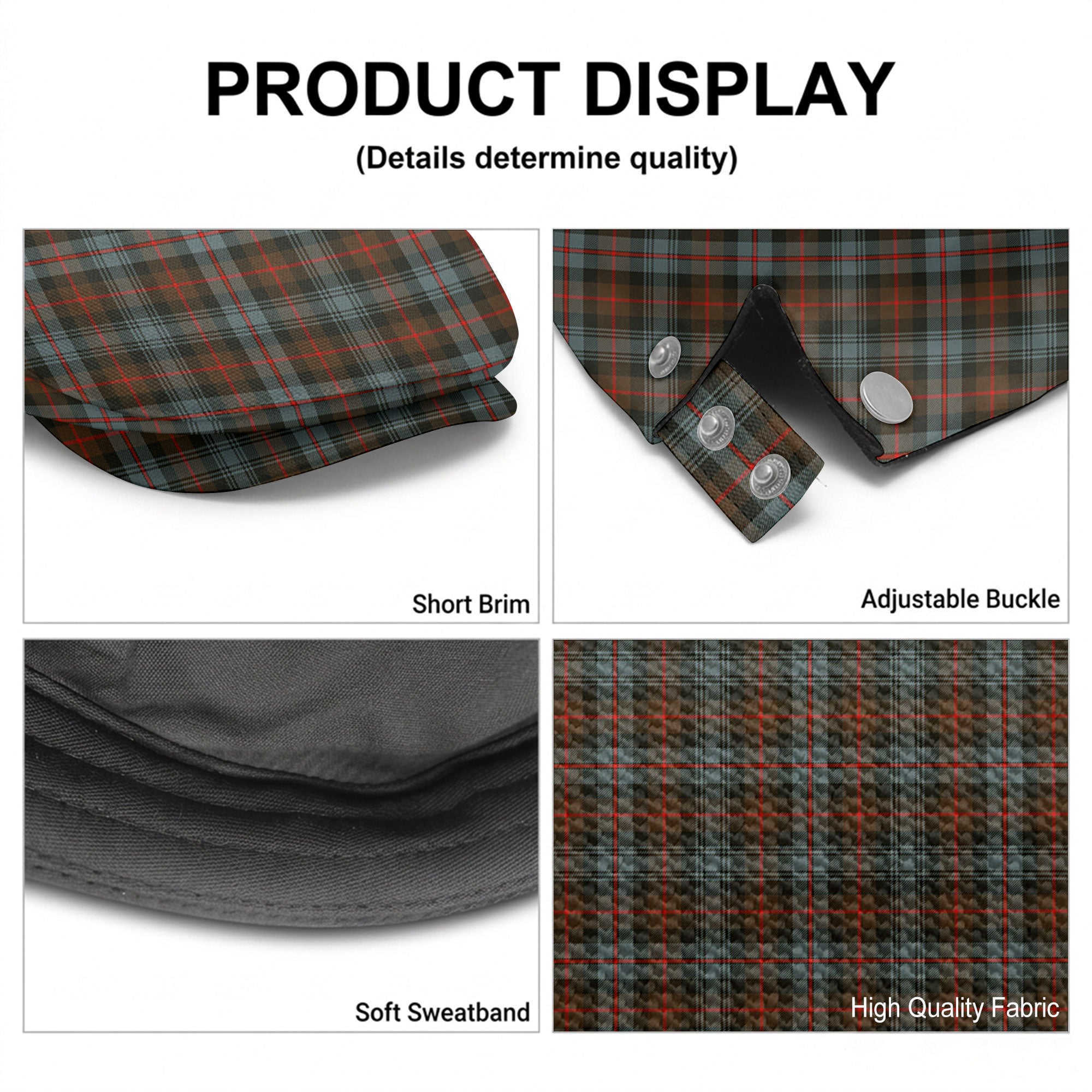 Murray of Atholl Weathered Tartan Flat Caps