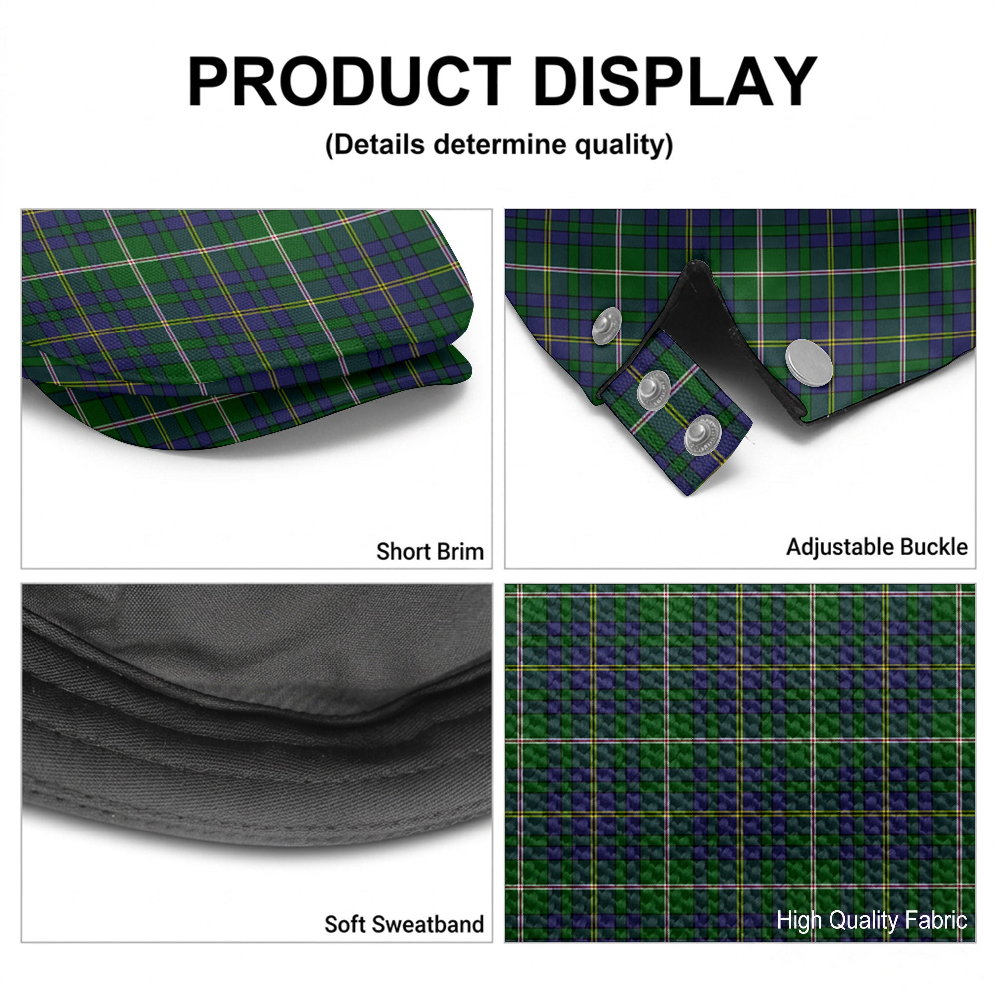 Orr Tartan Flat Caps