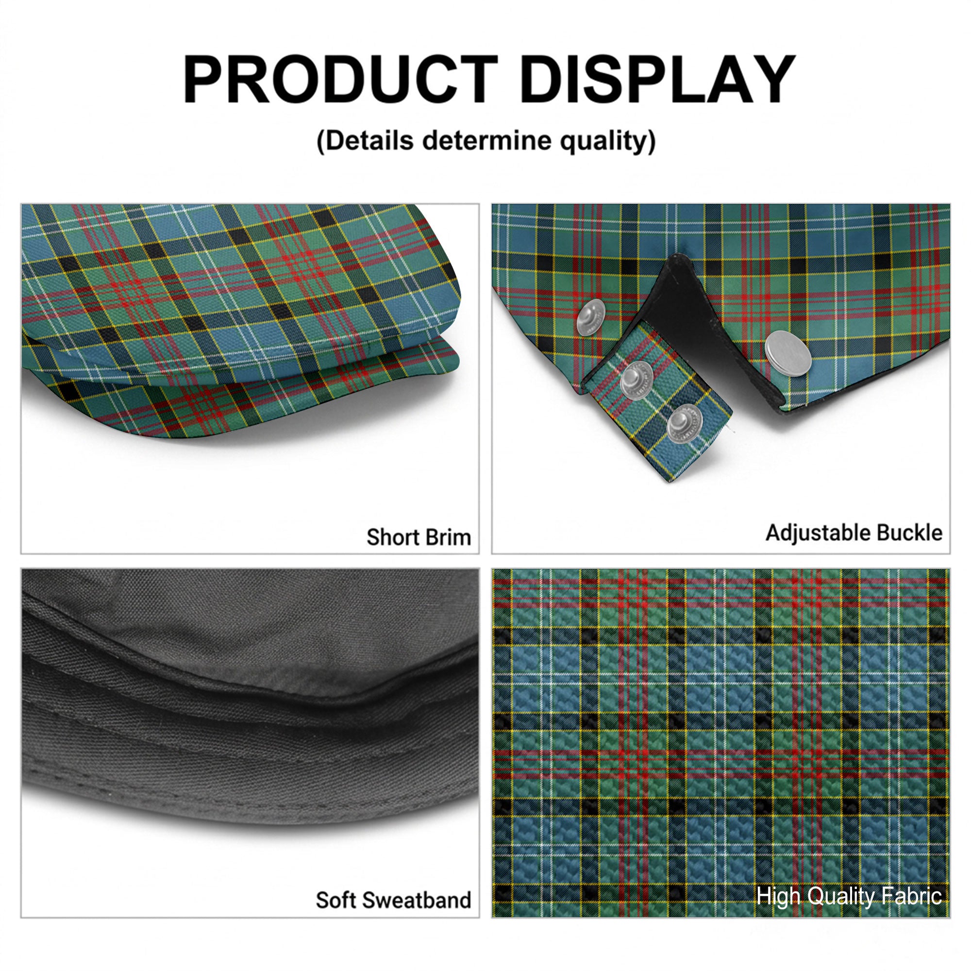 Porterfield Tartan Flat Caps