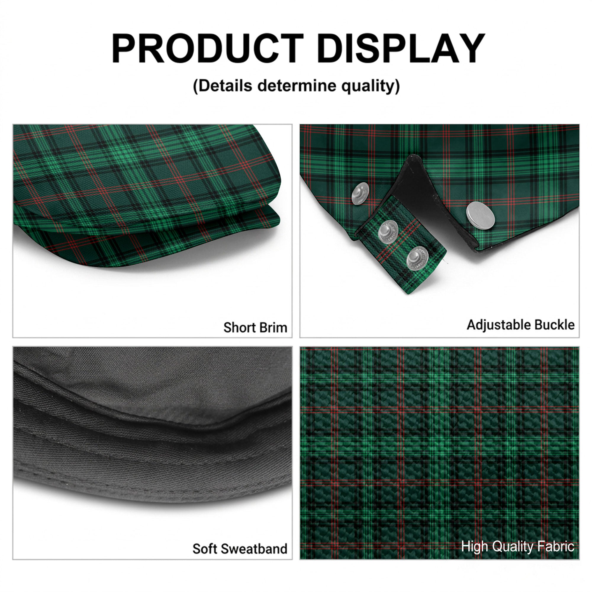 Ross Hunting Modern Tartan Flat Caps