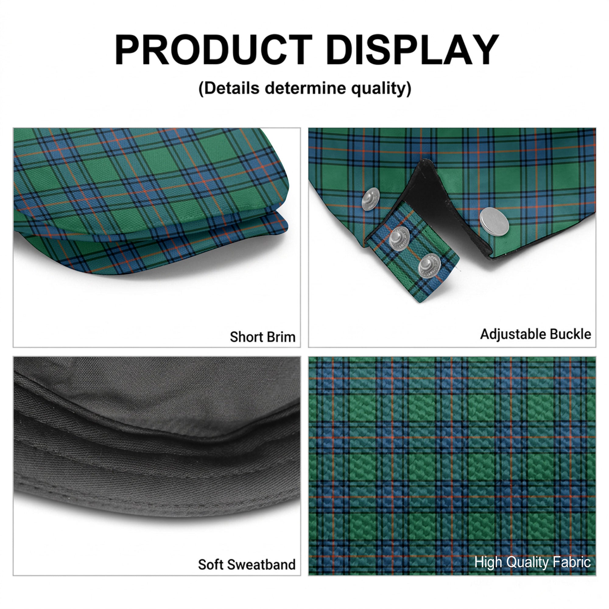 Shaw Ancient Tartan Flat Caps