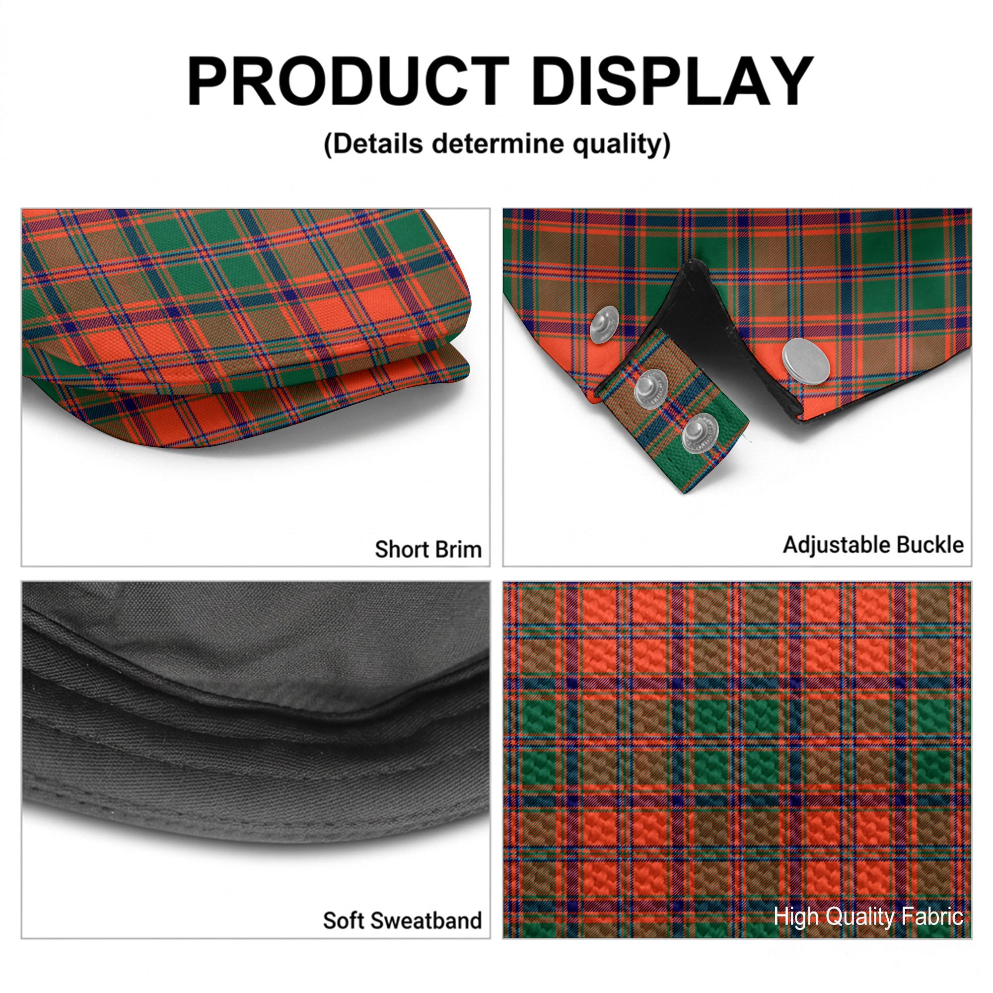 Stewart of Appin Ancient Tartan Flat Caps