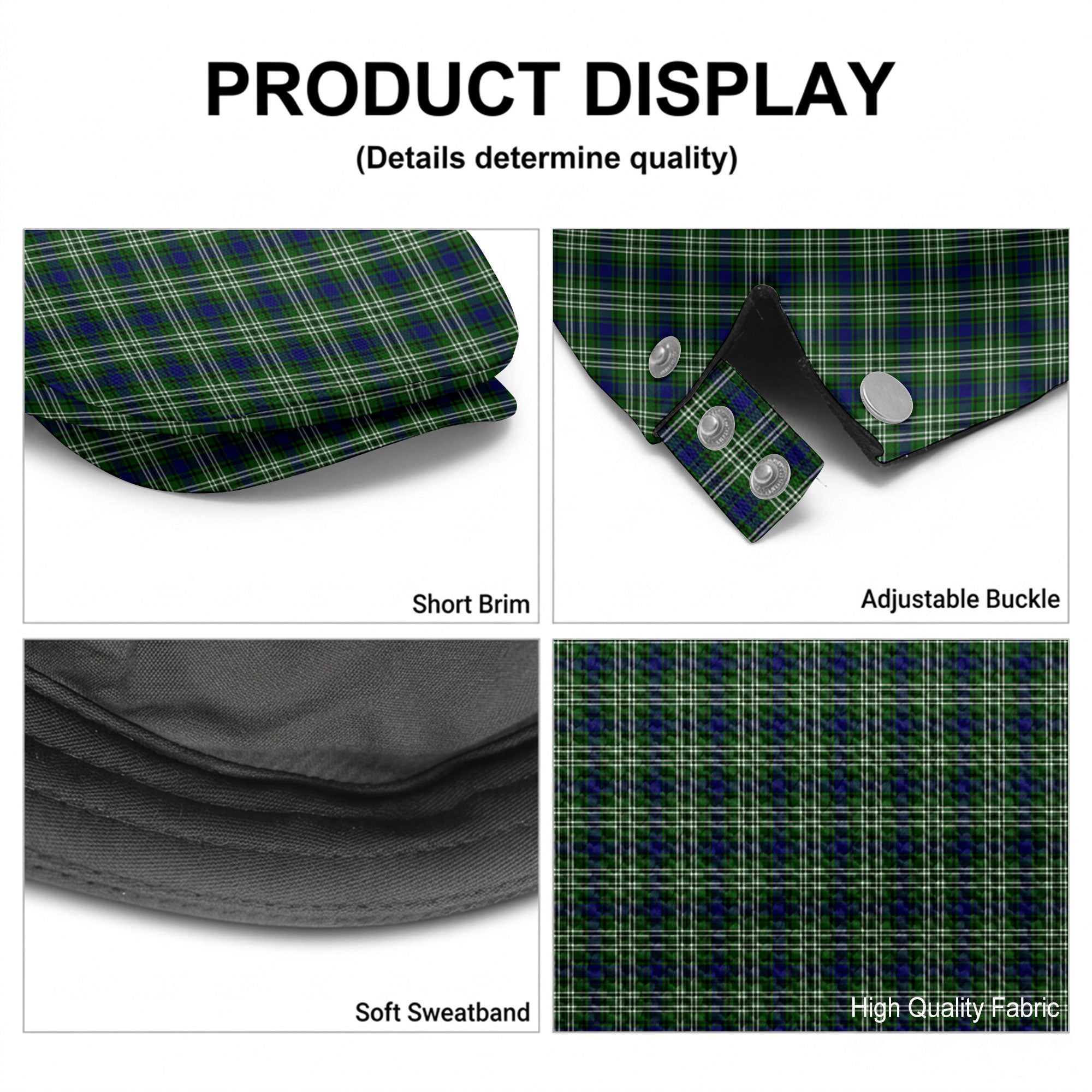 Swinton Tartan Flat Caps