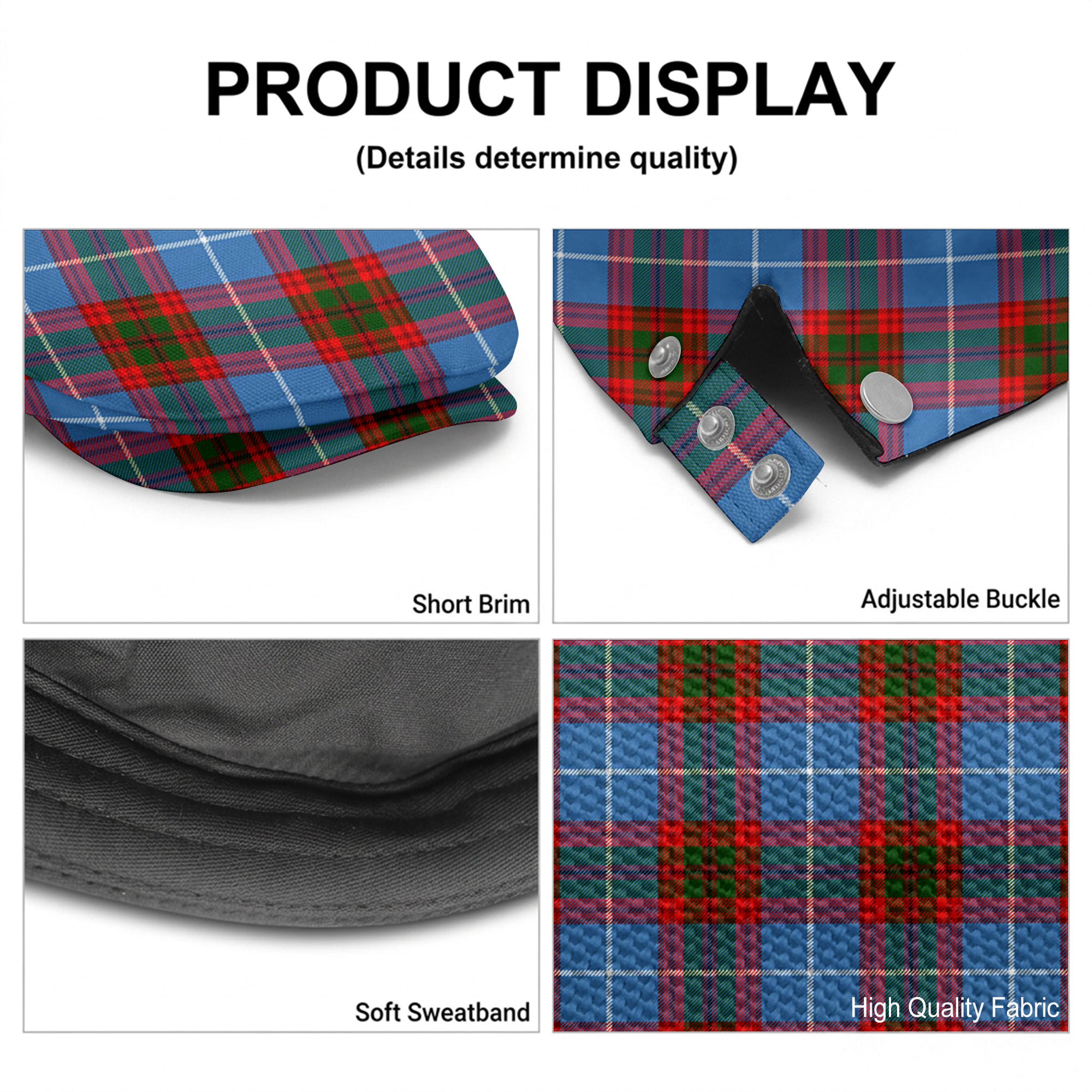 Trotter Tartan Flat Caps