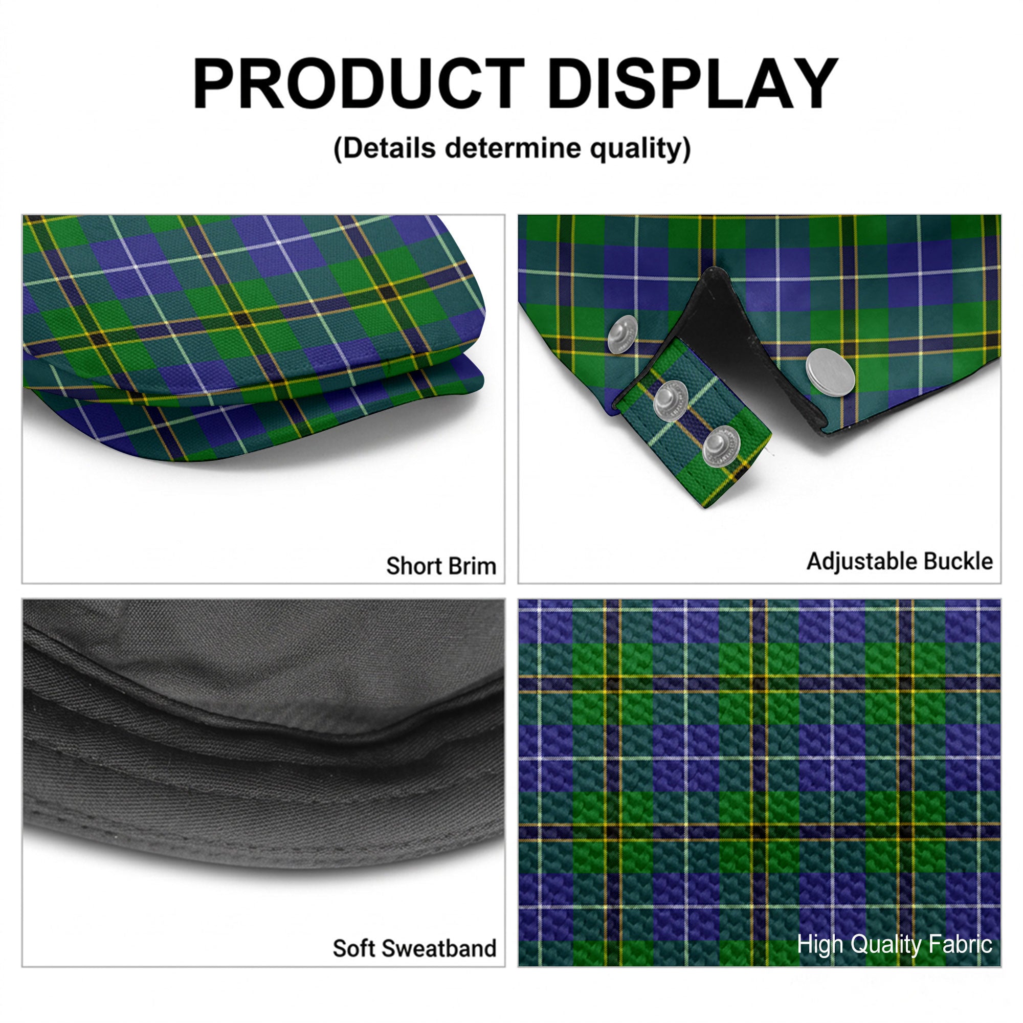 Turnbull Hunting Tartan Flat Caps