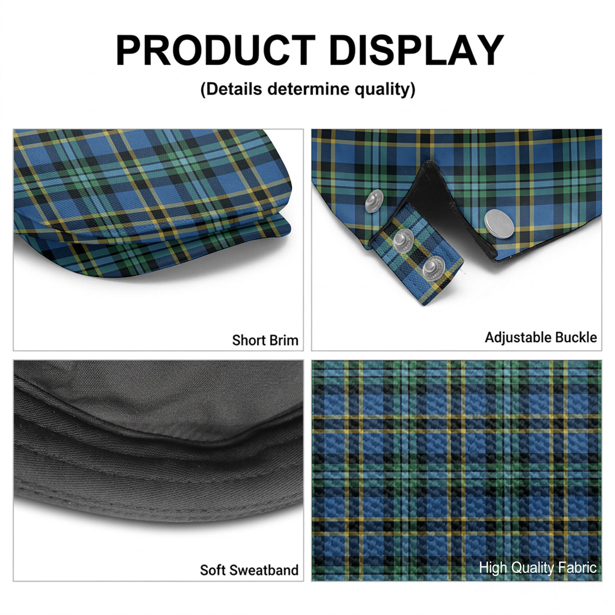 Weir Ancient Tartan Flat Caps
