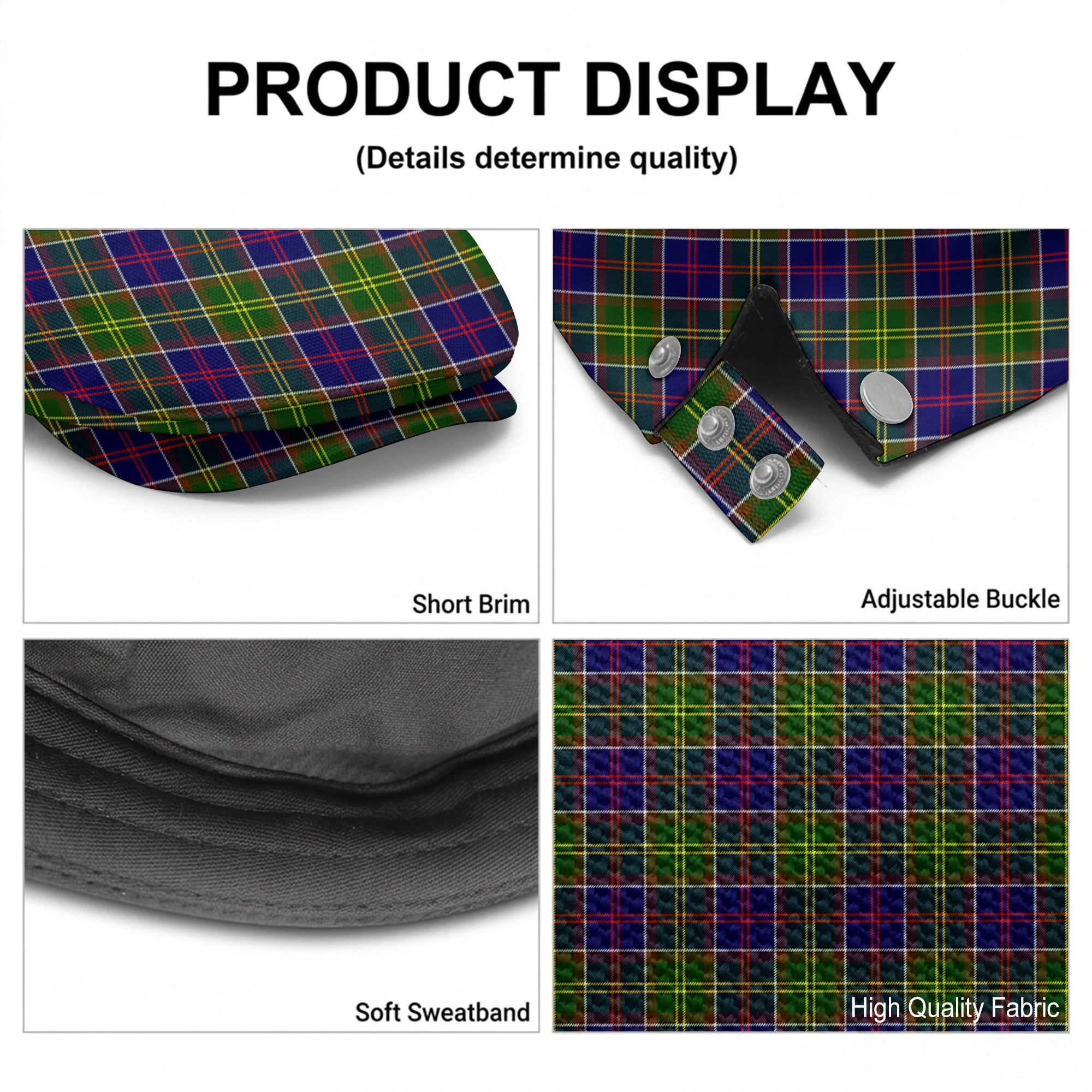 Whitefoord Tartan Flat Caps